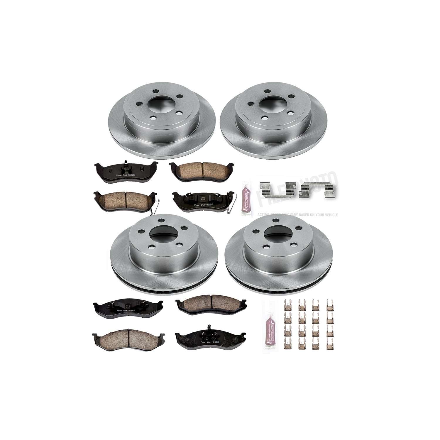 Power Stop 03-06 Jeep Wrangler Front & Rear Autospecialty Brake Kit