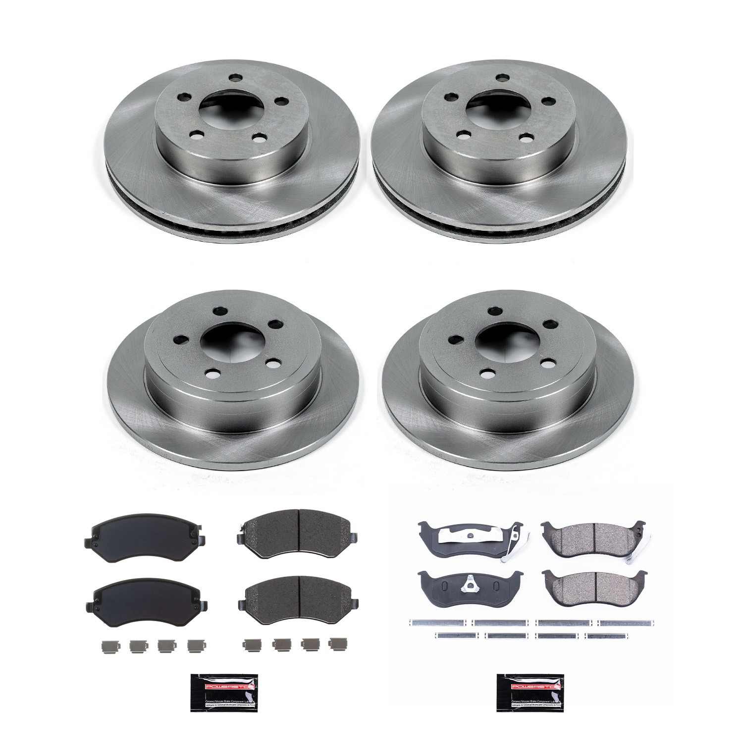 Power Stop 03-07 Jeep Liberty Front & Rear Autospecialty Brake Kit