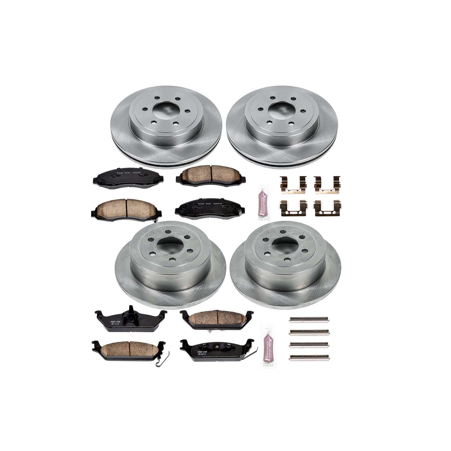 Power Stop 03-04 Dodge Dakota Front & Rear Autospecialty Brake Kit