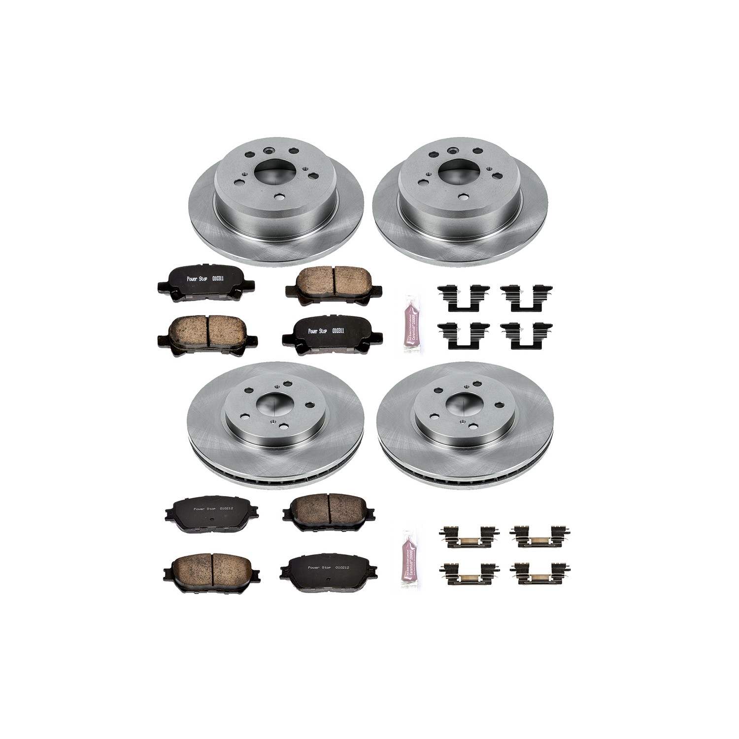 Power Stop 2002 Toyota Camry Front & Rear Autospecialty Brake Kit