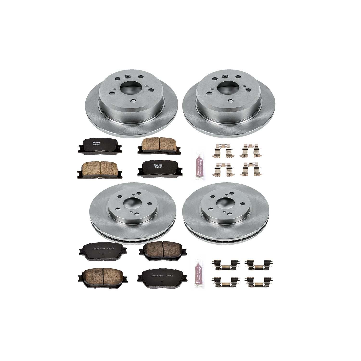 Power Stop 2002 Toyota Camry Front & Rear Autospecialty Brake Kit