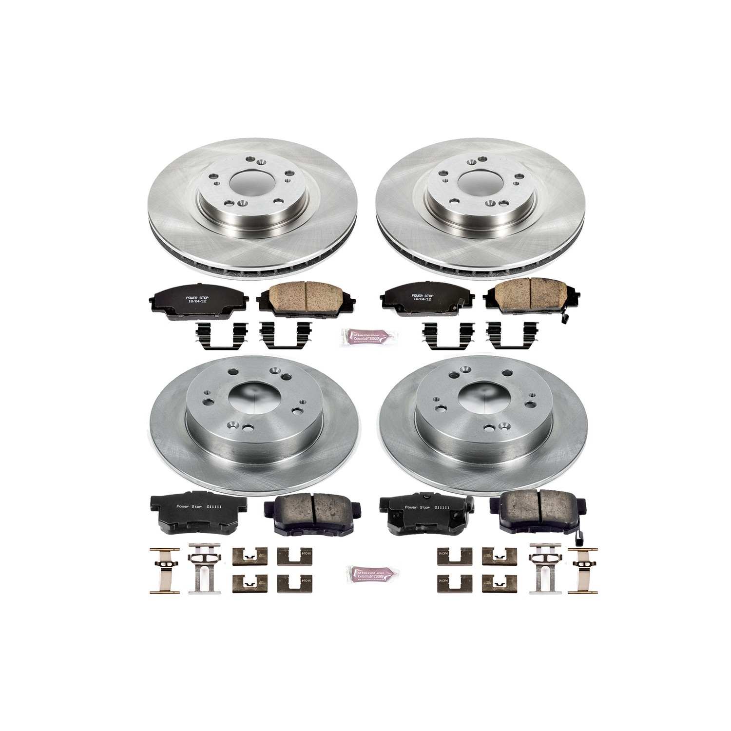 Power Stop 02-06 Acura RSX Front & Rear Autospecialty Brake Kit