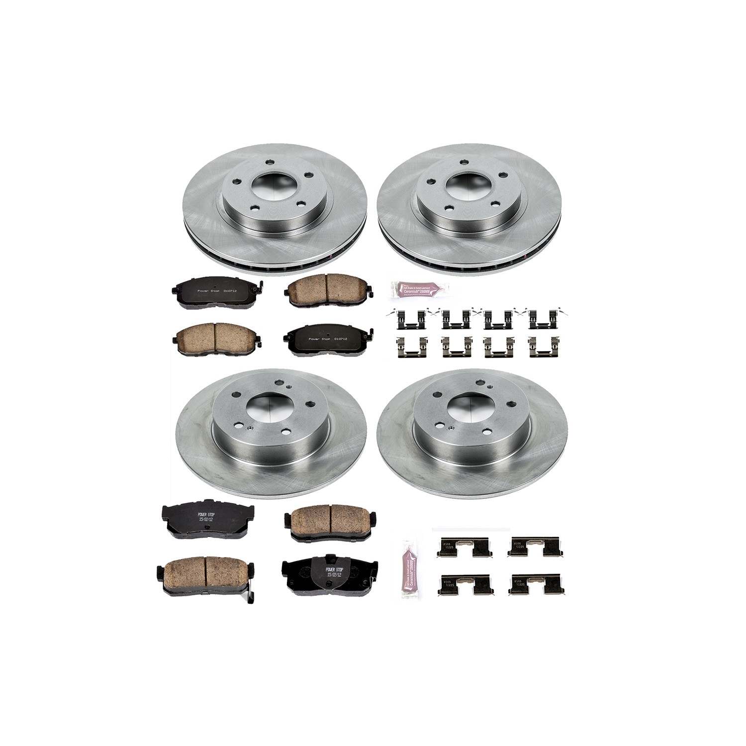 Power Stop 99-01 Nissan Maxima Front & Rear Autospecialty Brake Kit