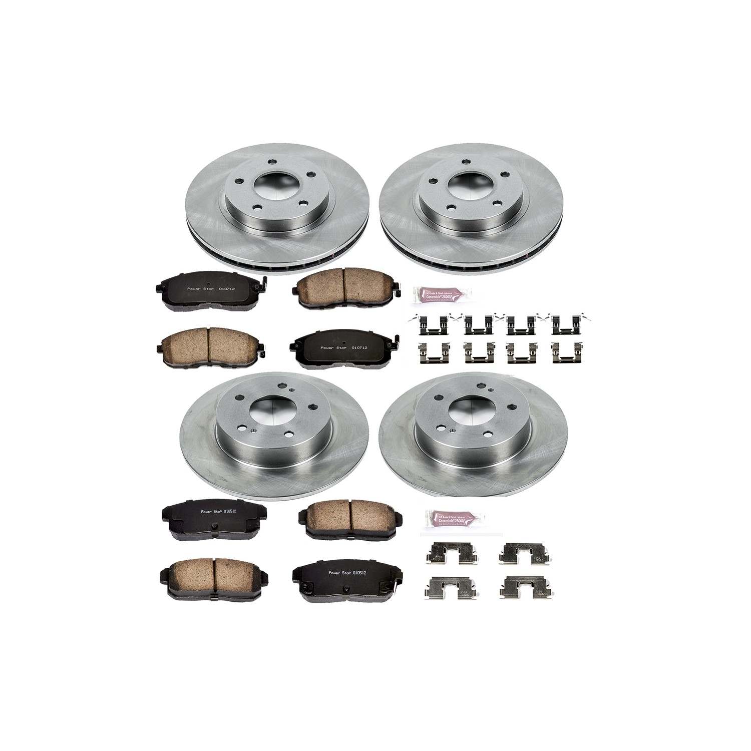 Power Stop 2001 Nissan Maxima Front & Rear Autospecialty Brake Kit