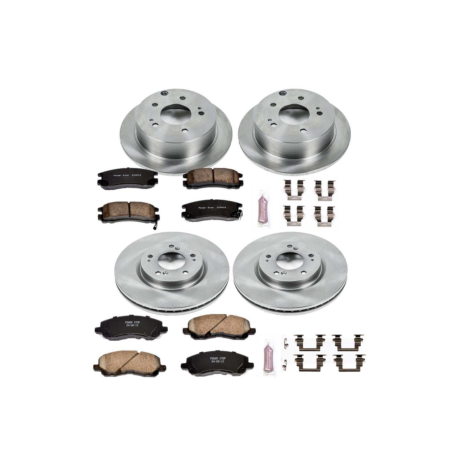 Power Stop 06-12 Mitsubishi Eclipse Front & Rear Autospecialty Brake Kit