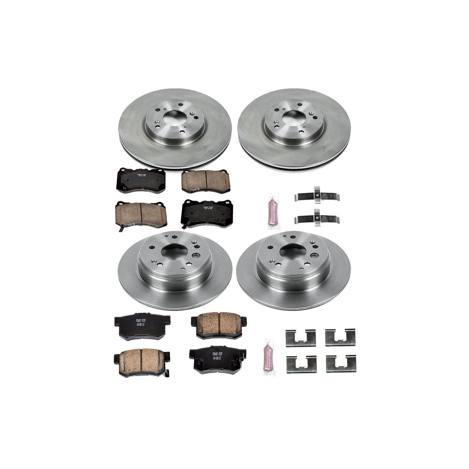 Power Stop 04-08 Acura TL Front & Rear Autospecialty Brake Kit