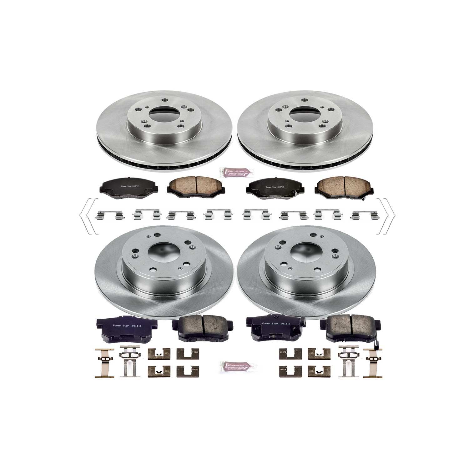 Power Stop 2005 Honda Accord Front & Rear Autospecialty Brake Kit