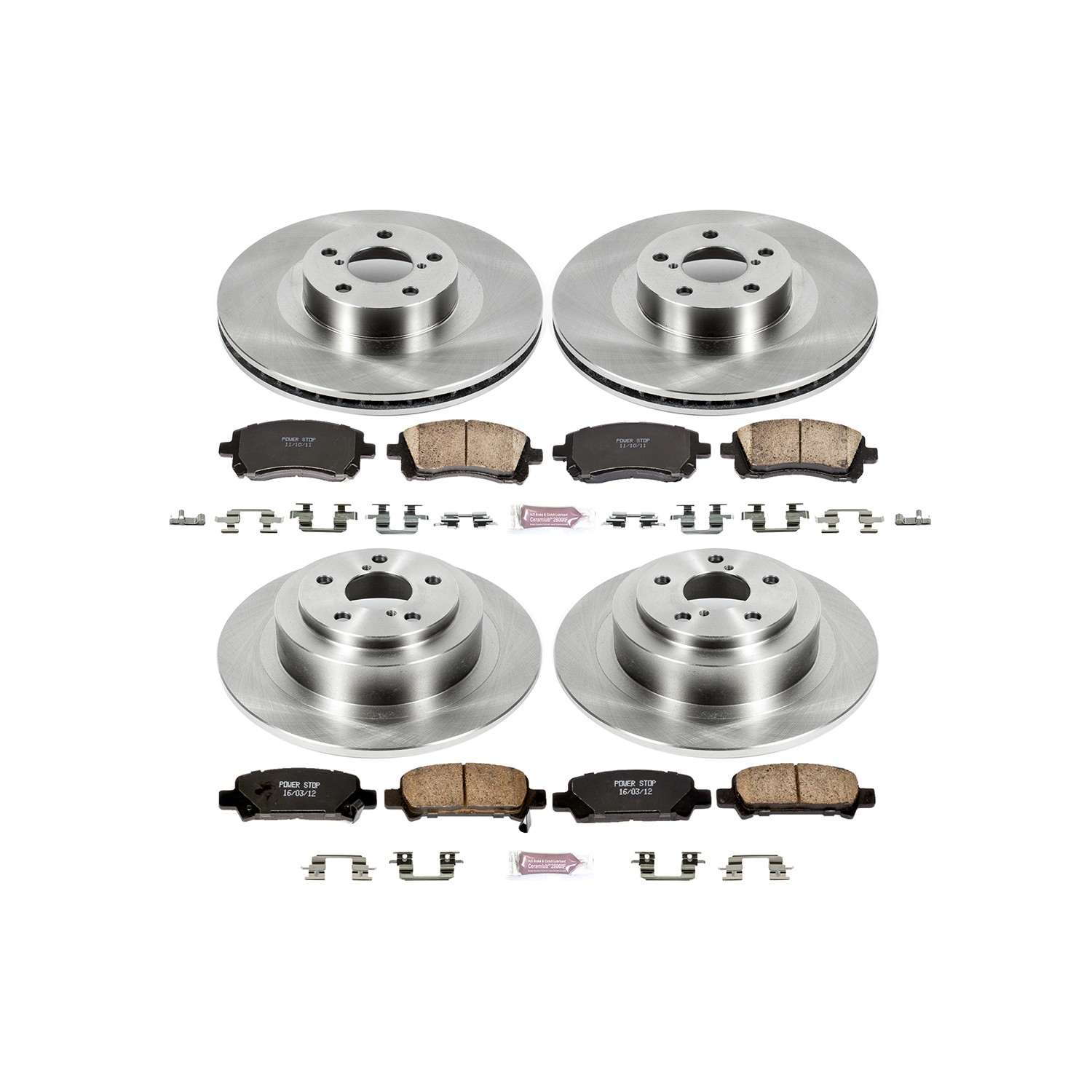 Power Stop 2001 Subaru Legacy Front & Rear Autospecialty Brake Kit