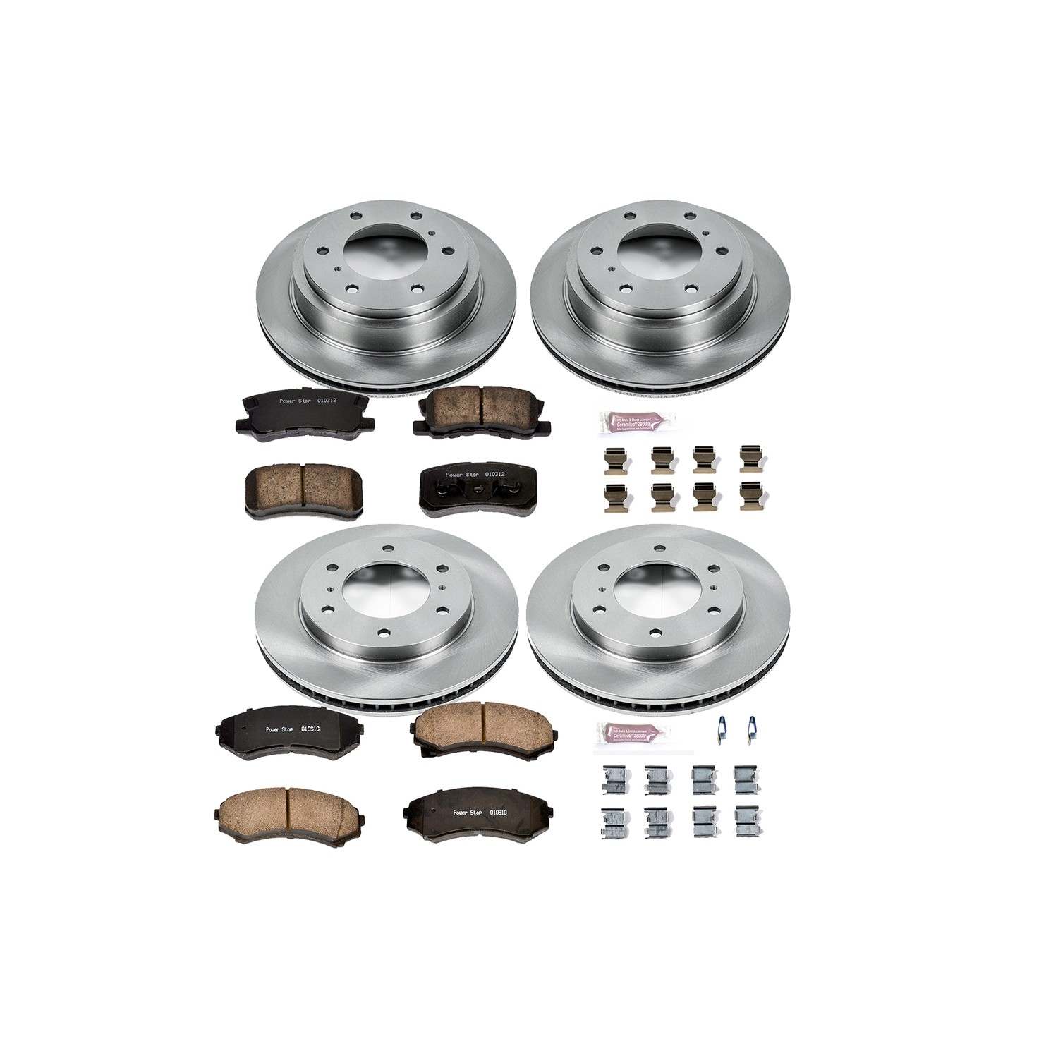Power Stop 01-06 Mitsubishi Montero Front & Rear Autospecialty Brake Kit