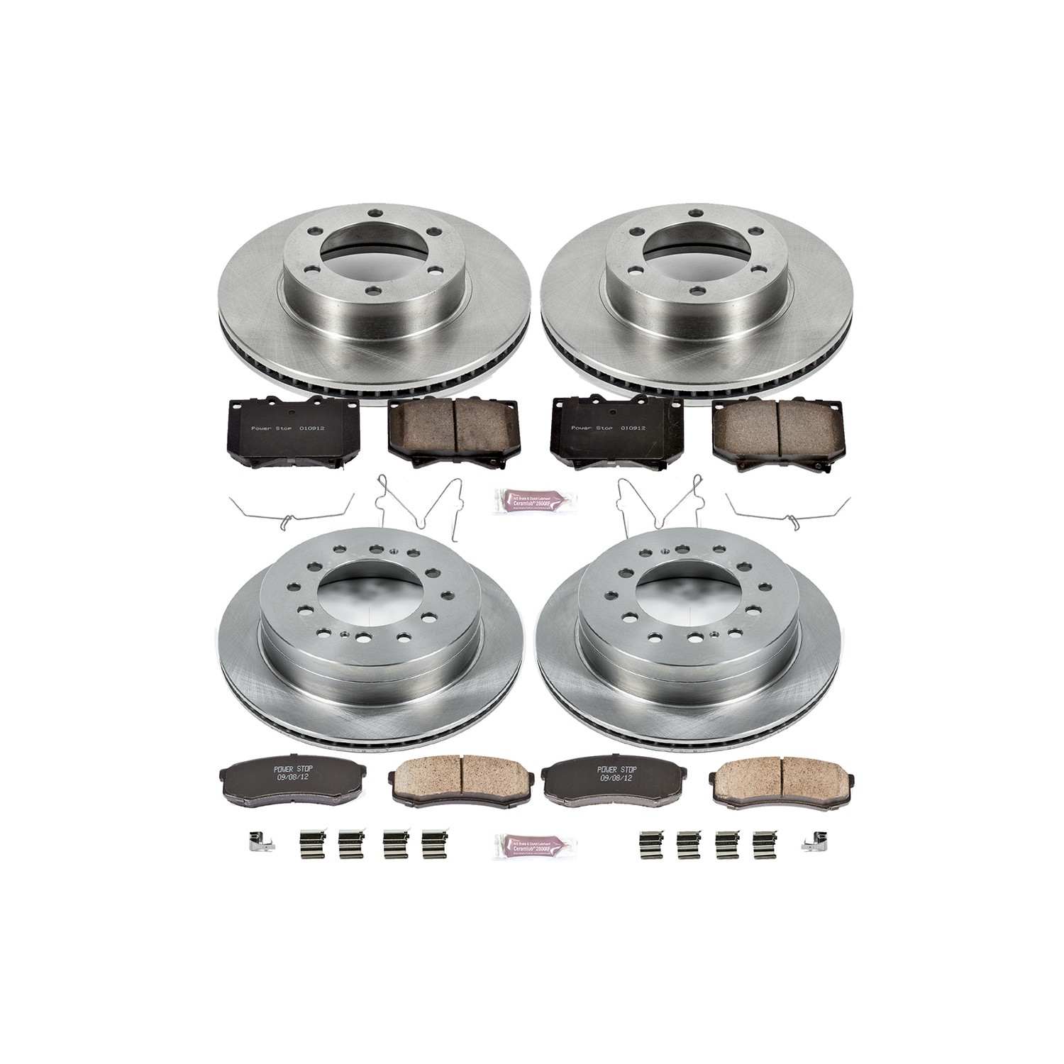 Power Stop 01-02 Toyota Sequoia Front & Rear Autospecialty Brake Kit