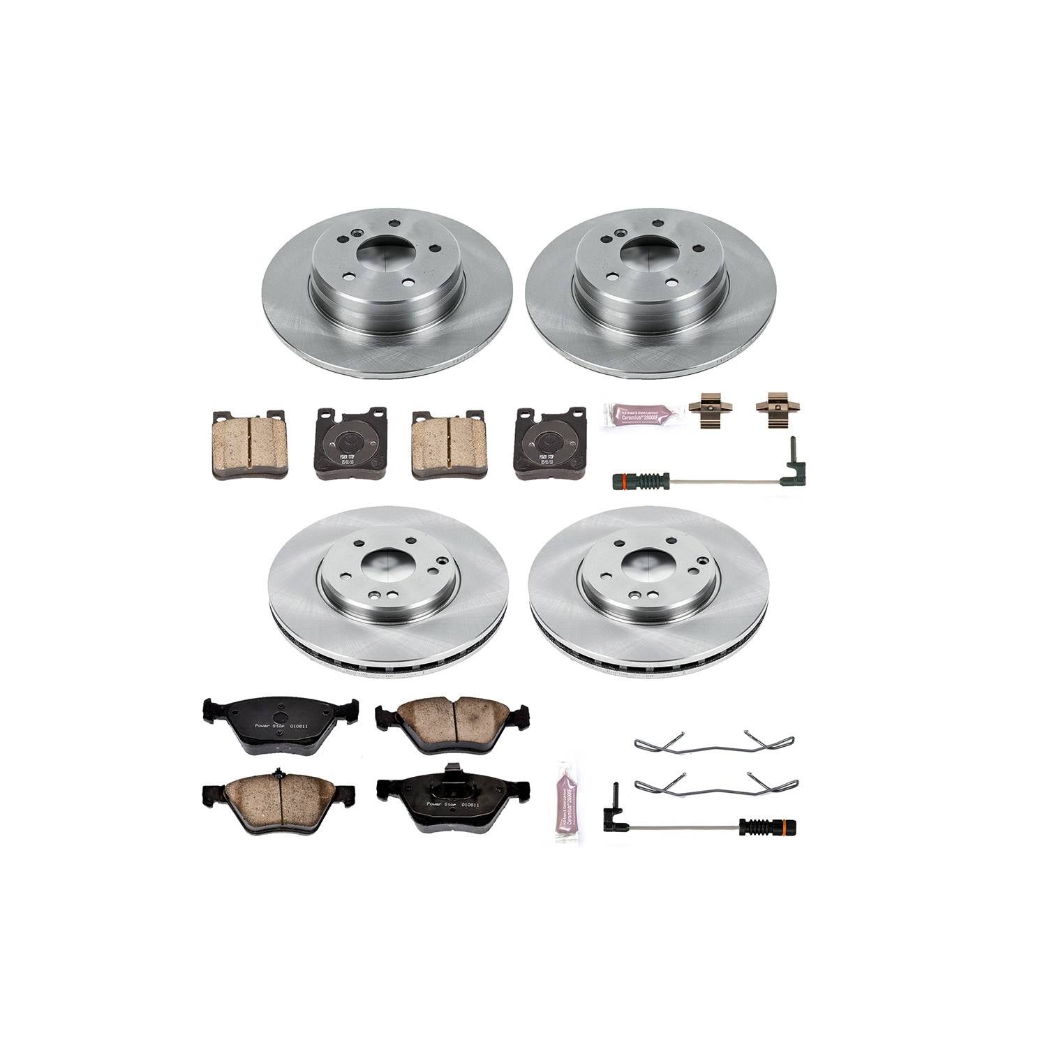 Power Stop 98-99 Mercedes-Benz CLK320 Front & Rear Autospecialty Brake Kit