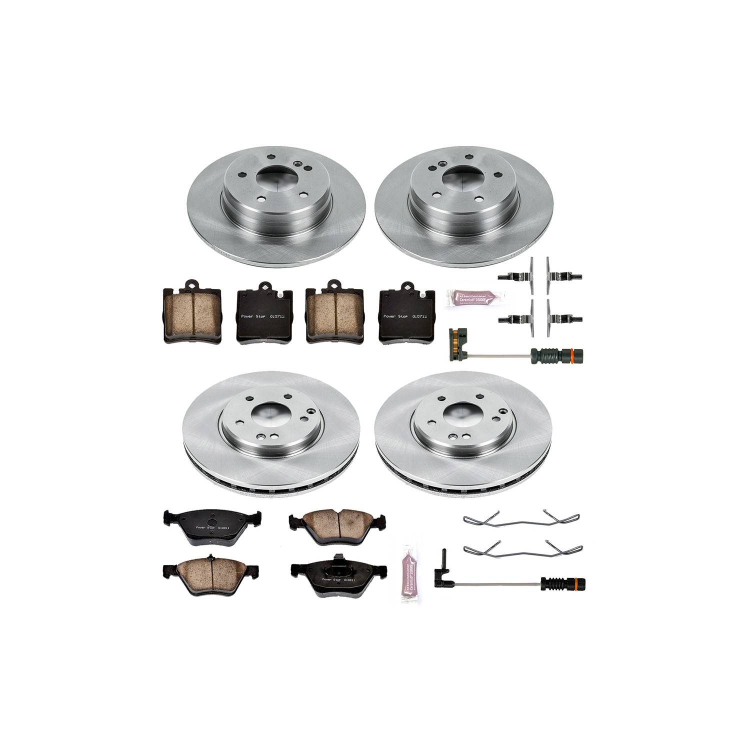 Power Stop 01-02 Mercedes-Benz E430 Front & Rear Autospecialty Brake Kit