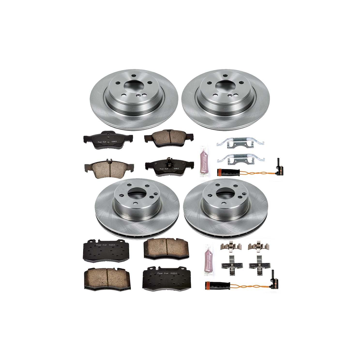 Power Stop 2006 Mercedes-Benz S350 Front & Rear Autospecialty Brake Kit