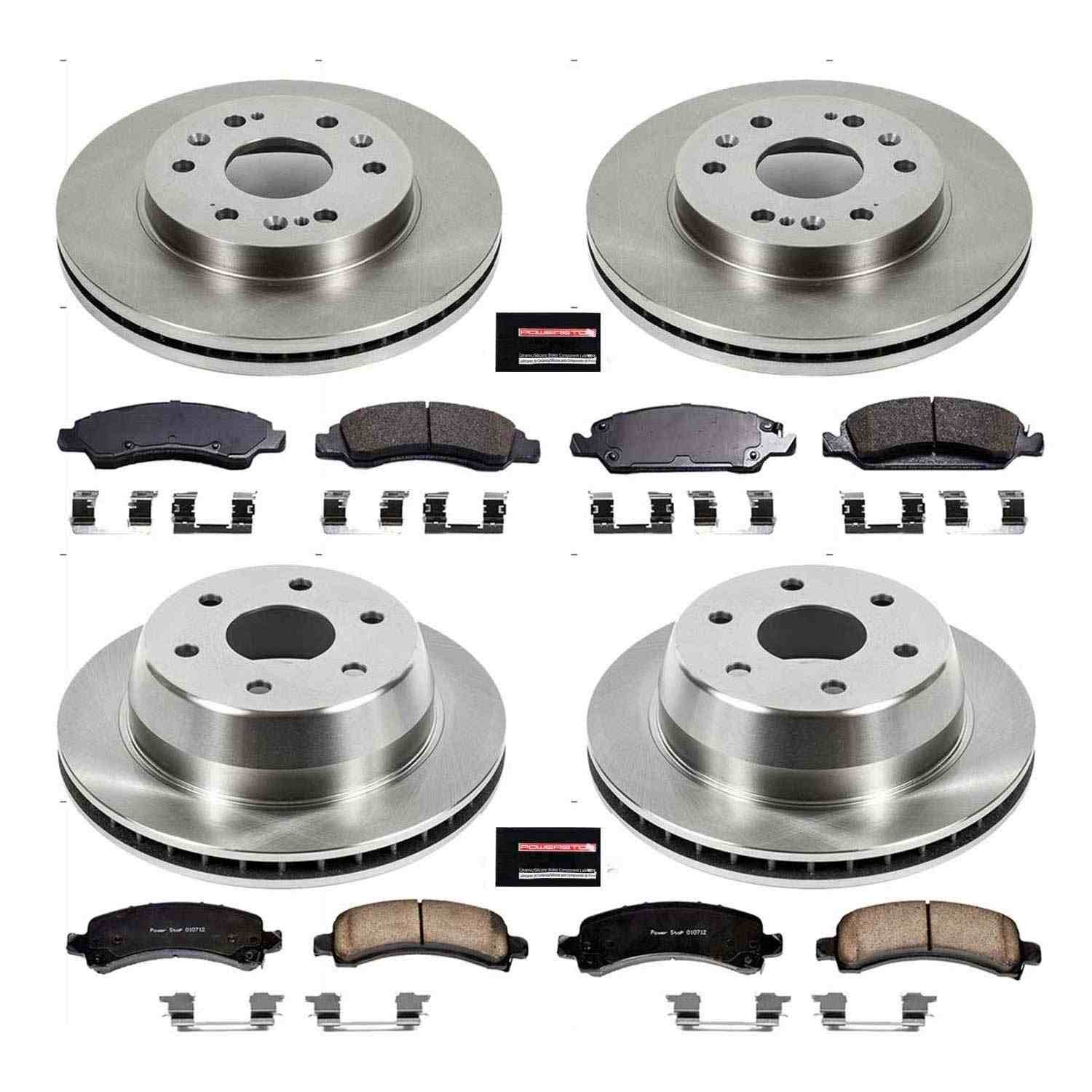 Power Stop 09-14 Chevrolet Express 1500 Front & Rear Autospecialty Brake Kit
