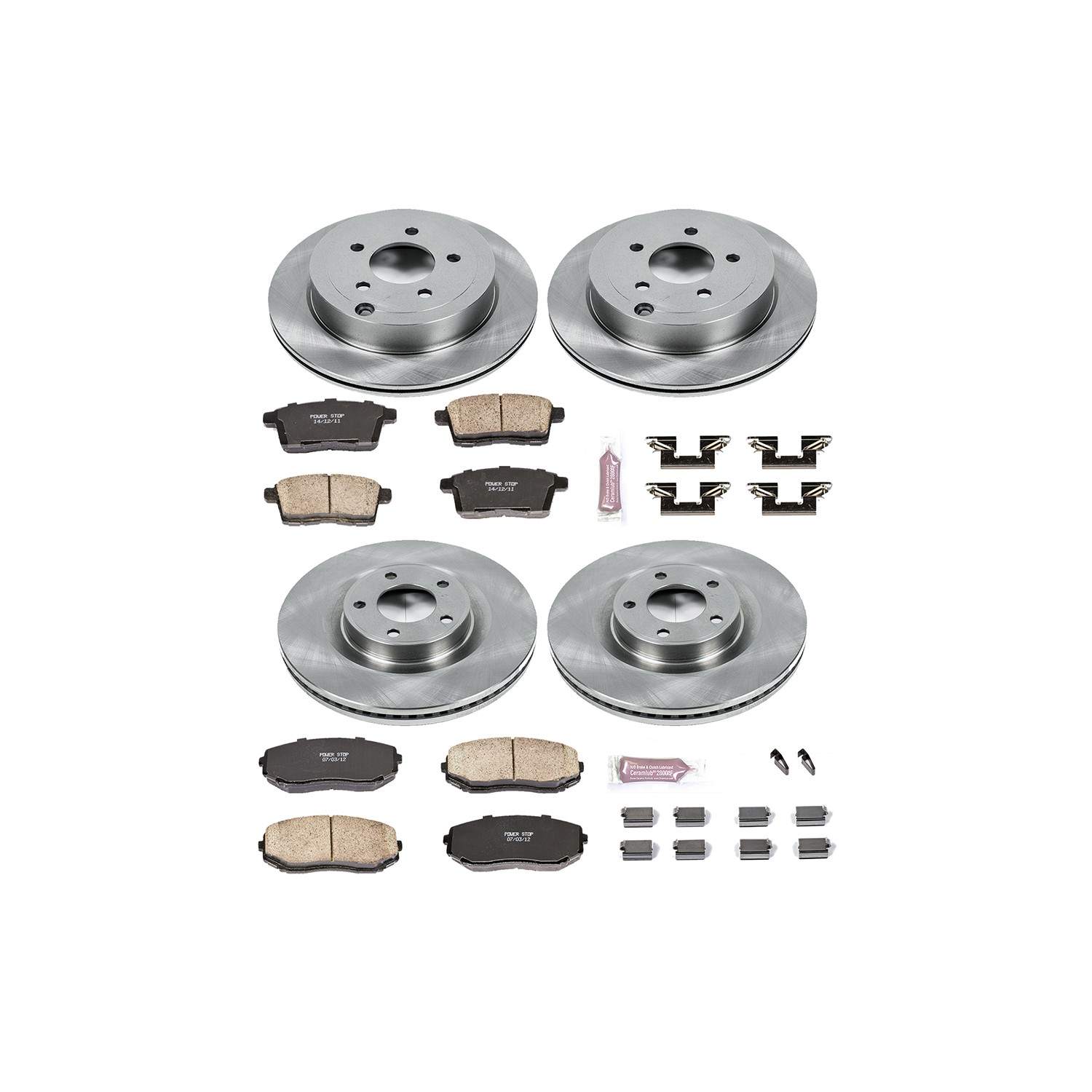 Power Stop 07-10 Ford Edge Front & Rear Autospecialty Brake Kit