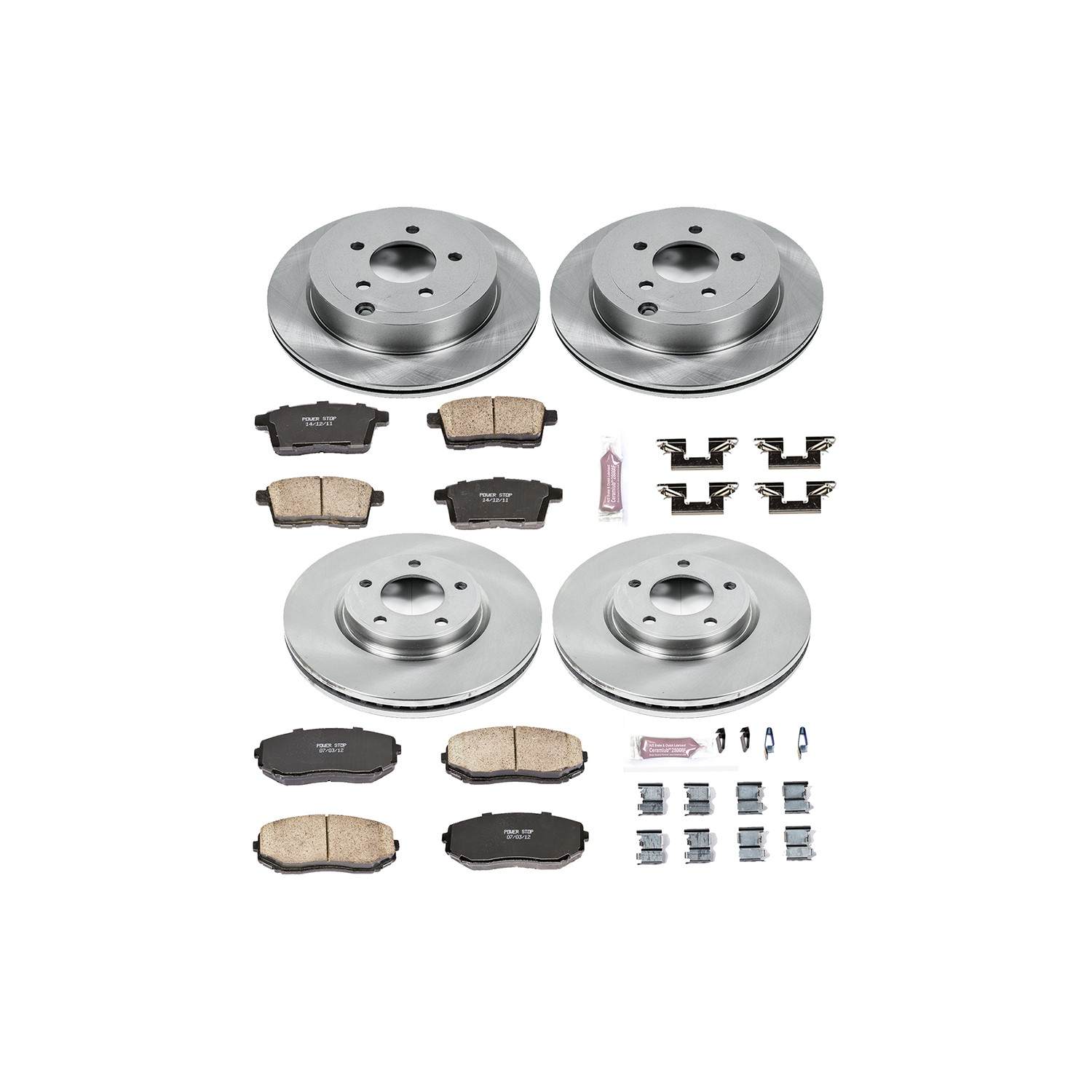 Power Stop 07-09 Ford Edge Front & Rear Autospecialty Brake Kit