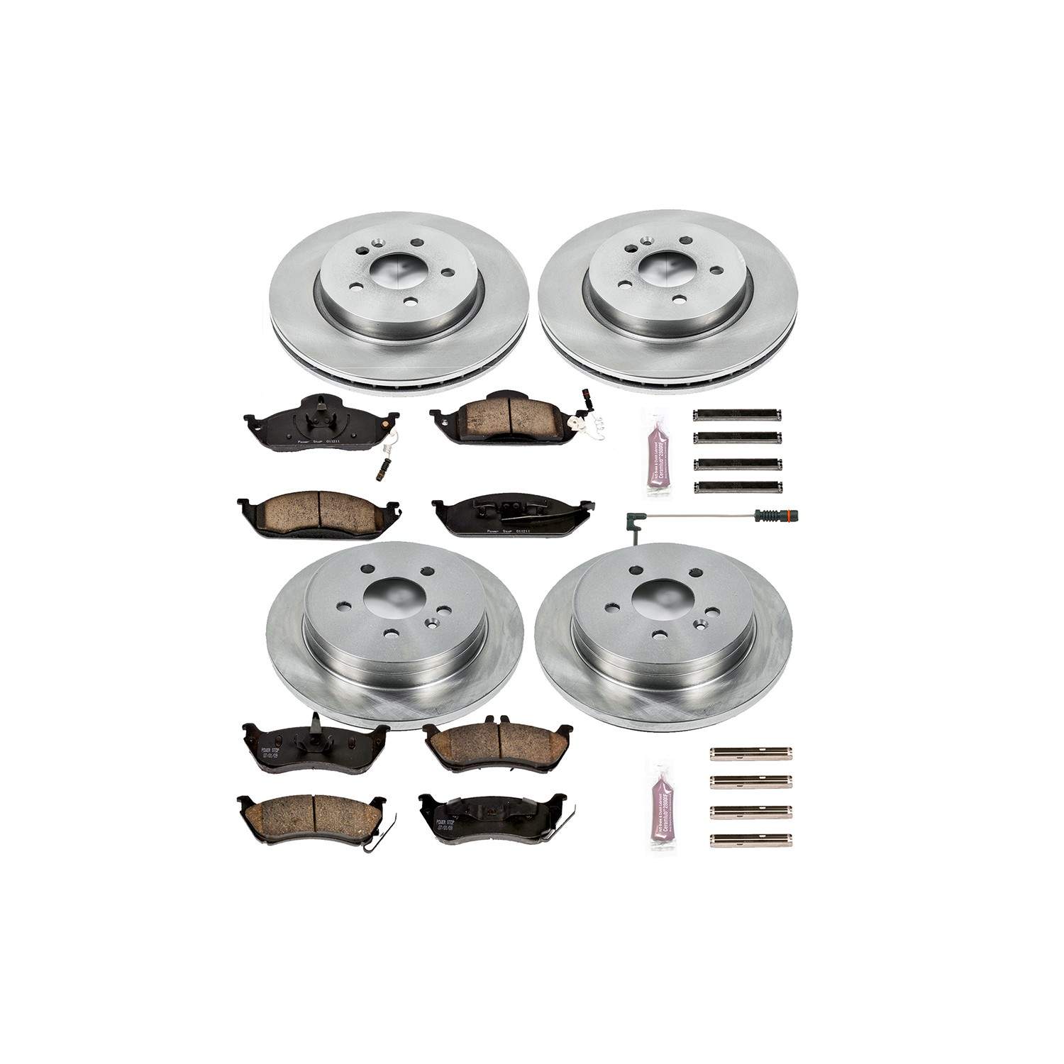 Power Stop 98-03 Mercedes-Benz ML320 Front & Rear Autospecialty Brake Kit