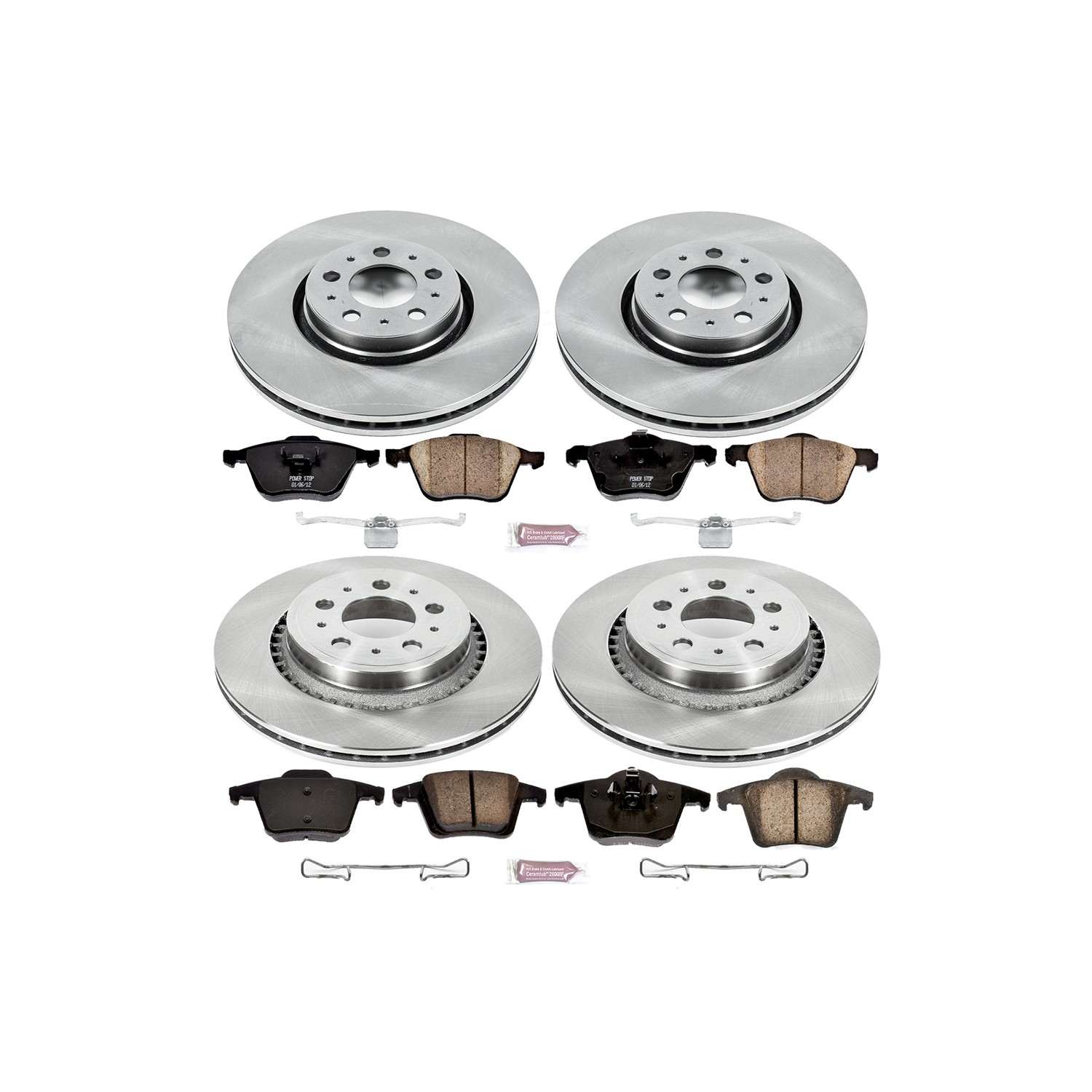 Power Stop 03-14 Volvo XC90 Front & Rear Autospecialty Brake Kit