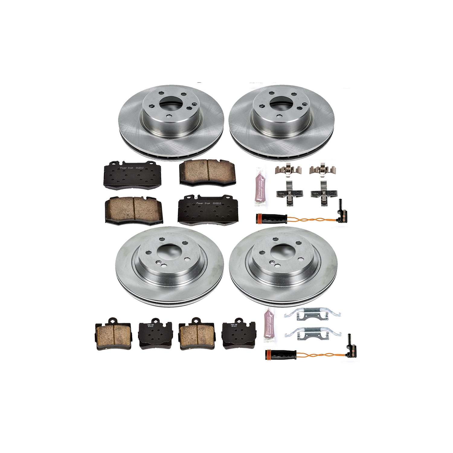 Power Stop 02-03 Mercedes-Benz S500 Front & Rear Autospecialty Brake Kit