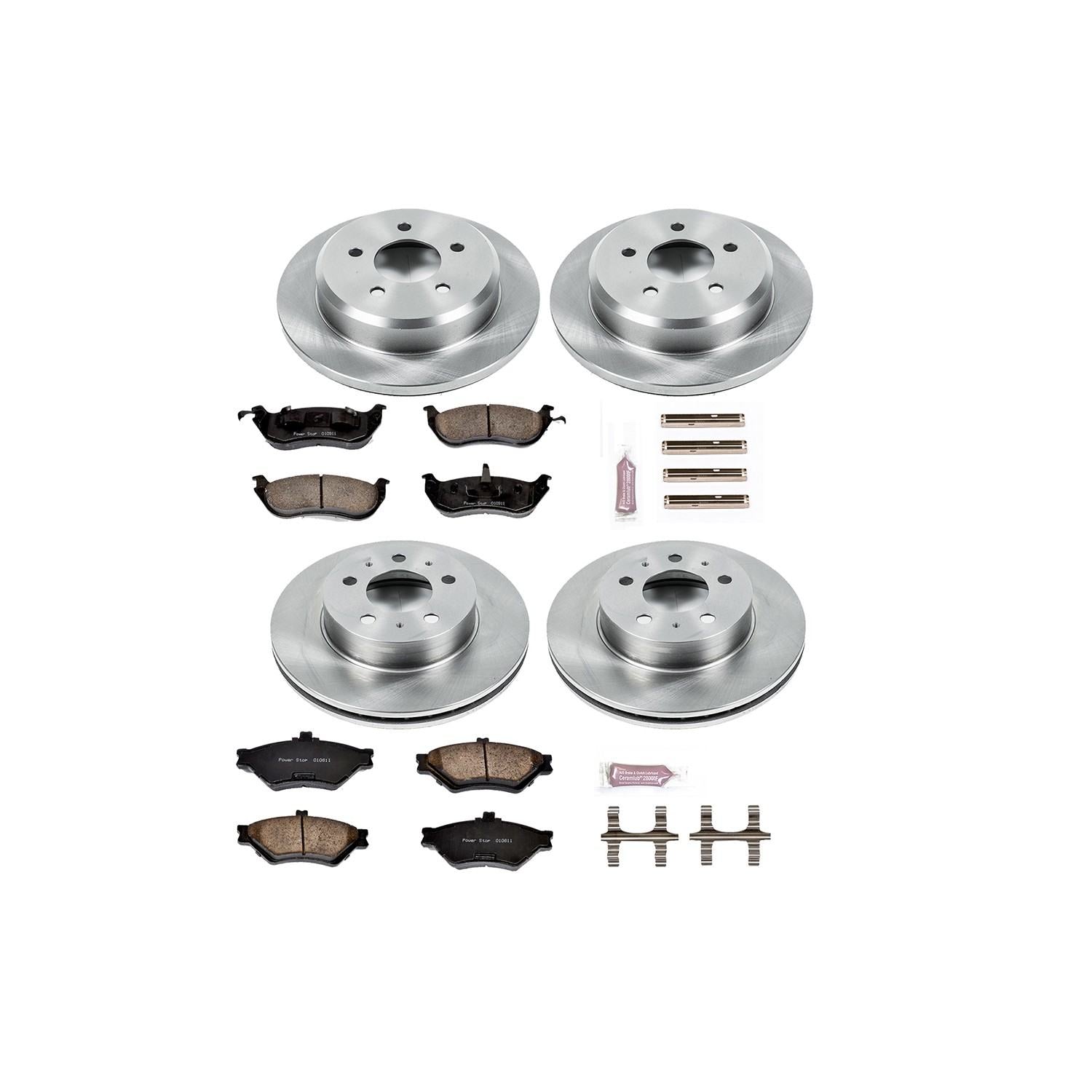 Power Stop 96-97 Ford Crown Victoria Front & Rear Autospecialty Brake Kit