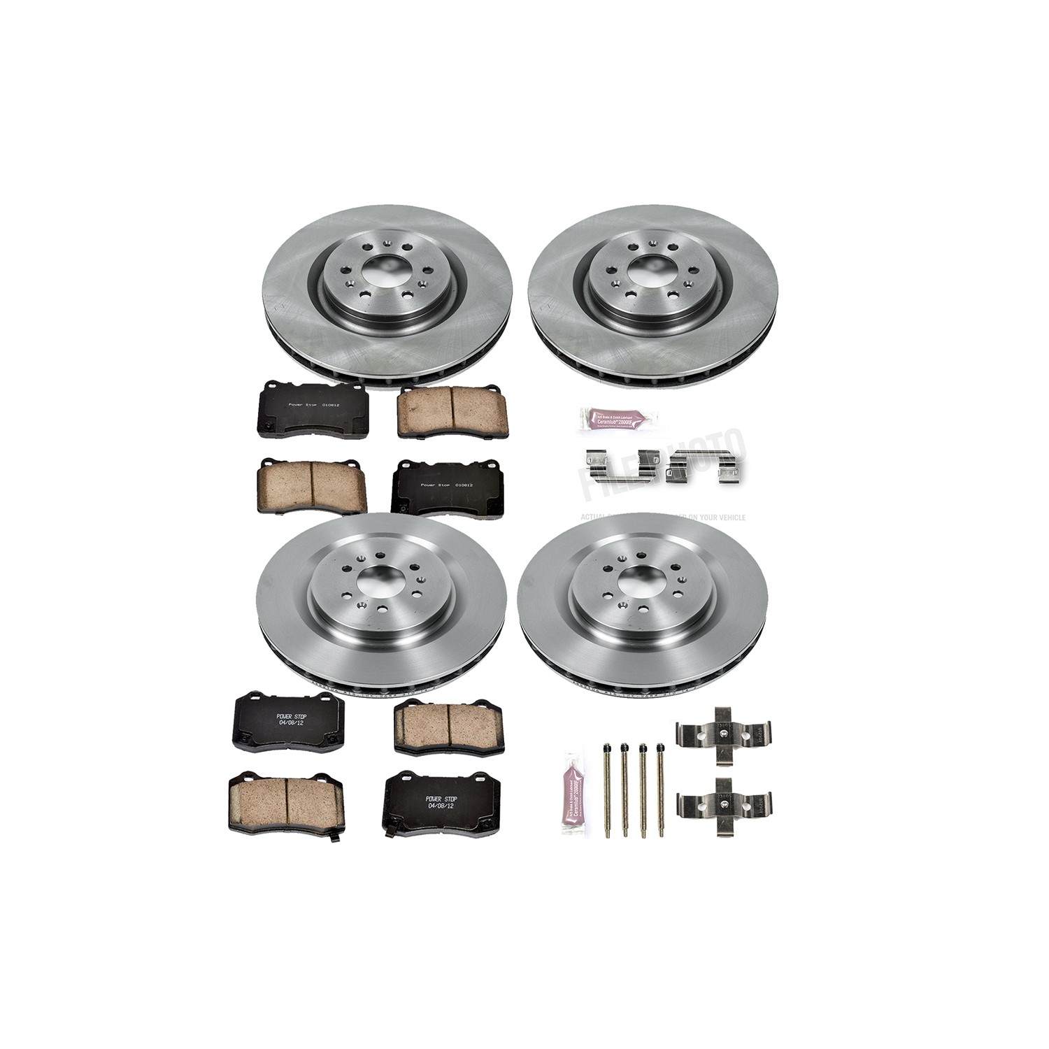Power Stop 04-07 Cadillac CTS Front & Rear Autospecialty Brake Kit