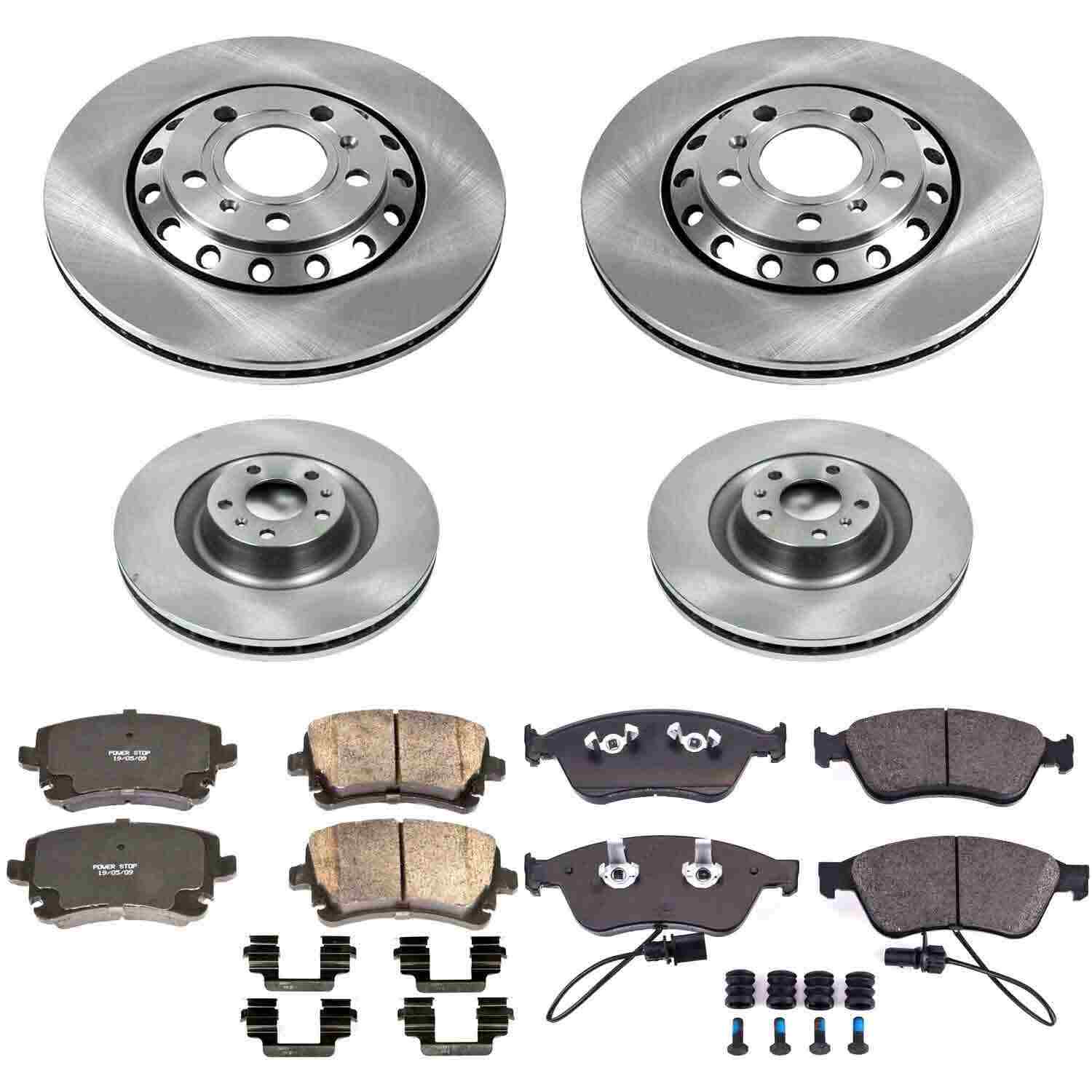 Power Stop 03-10 Audi A8 Quattro Front & Rear Autospecialty Brake Kit