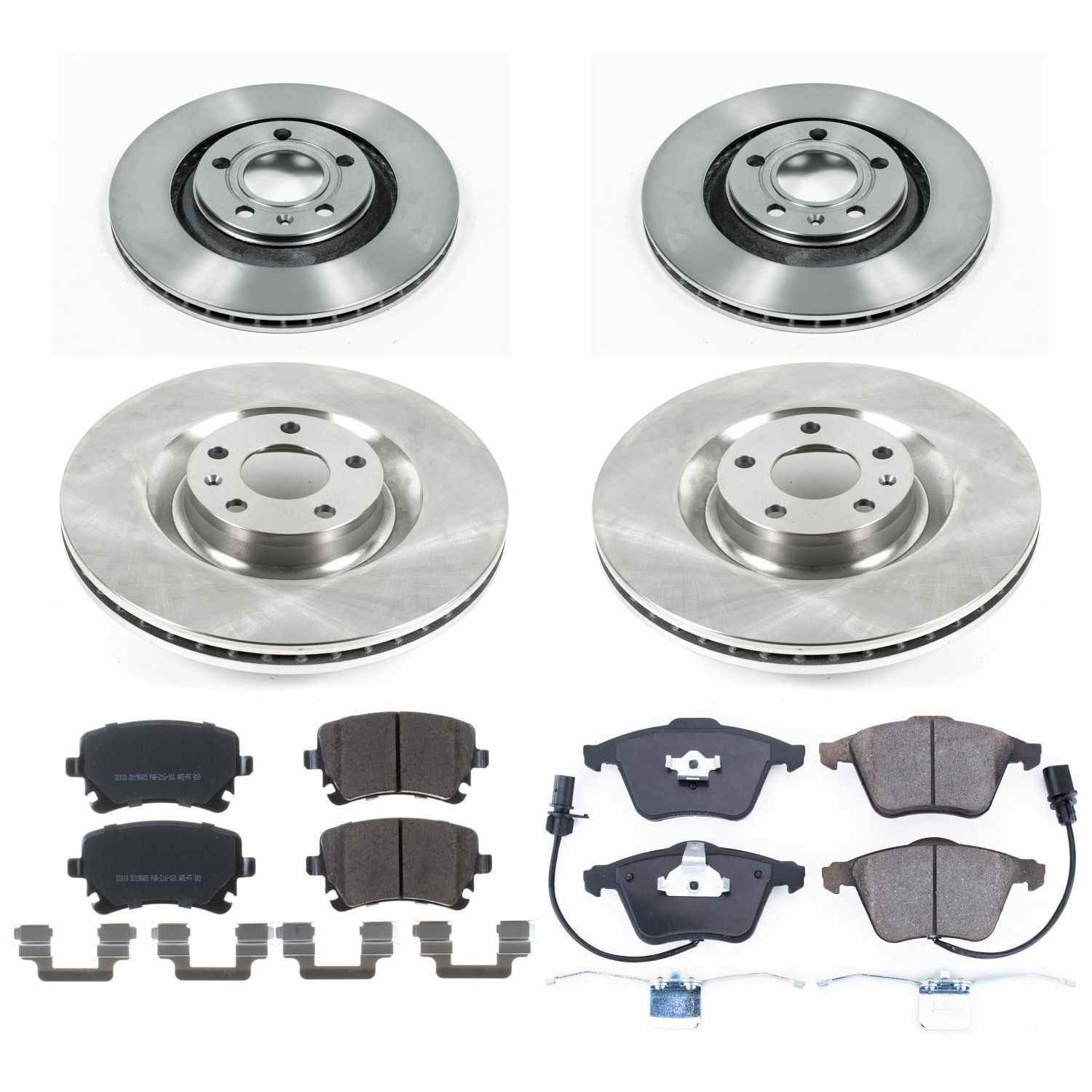 Power Stop 04-09 Audi S4 Front & Rear Autospecialty Brake Kit