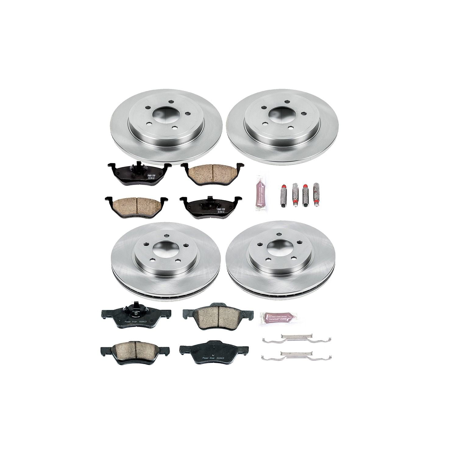 Power Stop 2008 Ford Escape Front & Rear Autospecialty Brake Kit