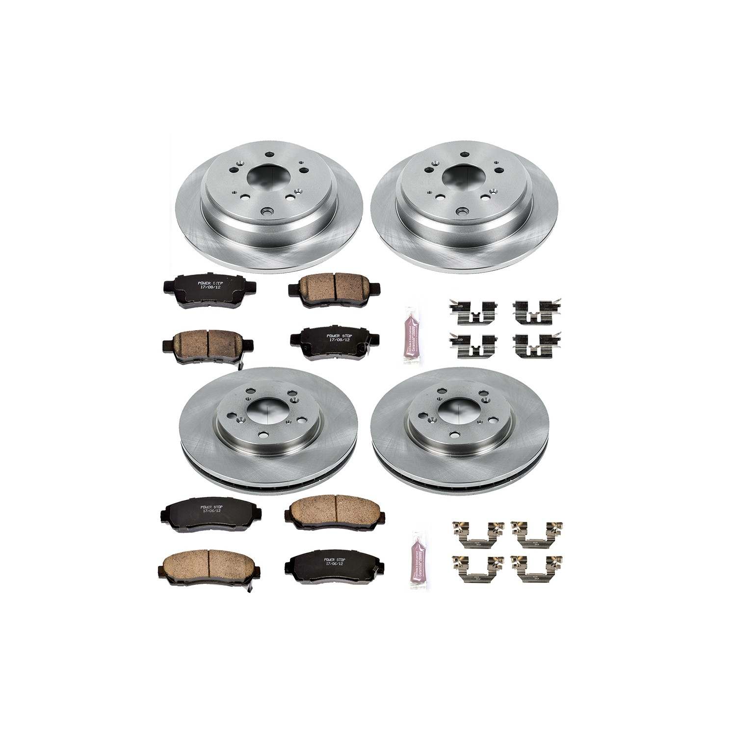 Power Stop 05-10 Honda Odyssey Front & Rear Autospecialty Brake Kit