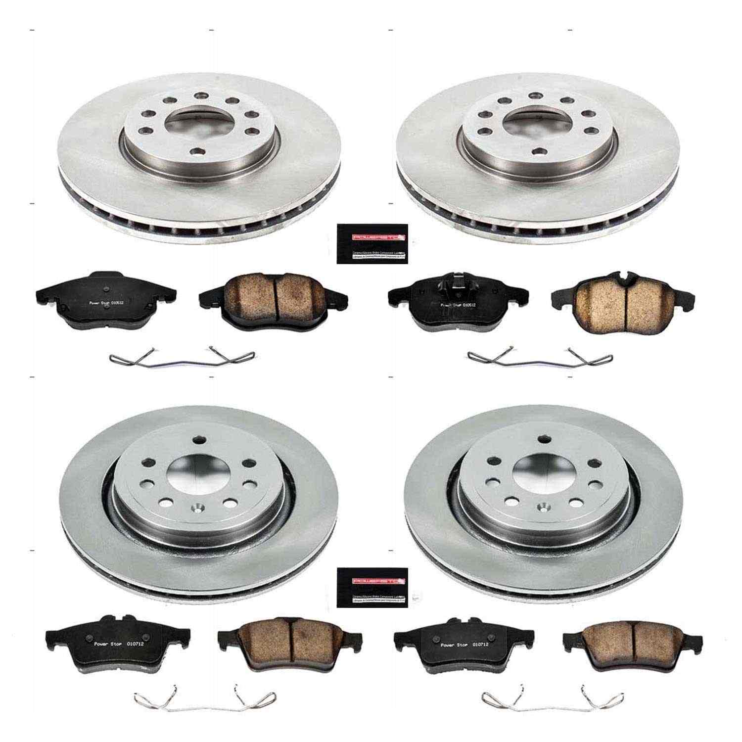 Power Stop 06-07 Saab 9-3 Front & Rear Autospecialty Brake Kit