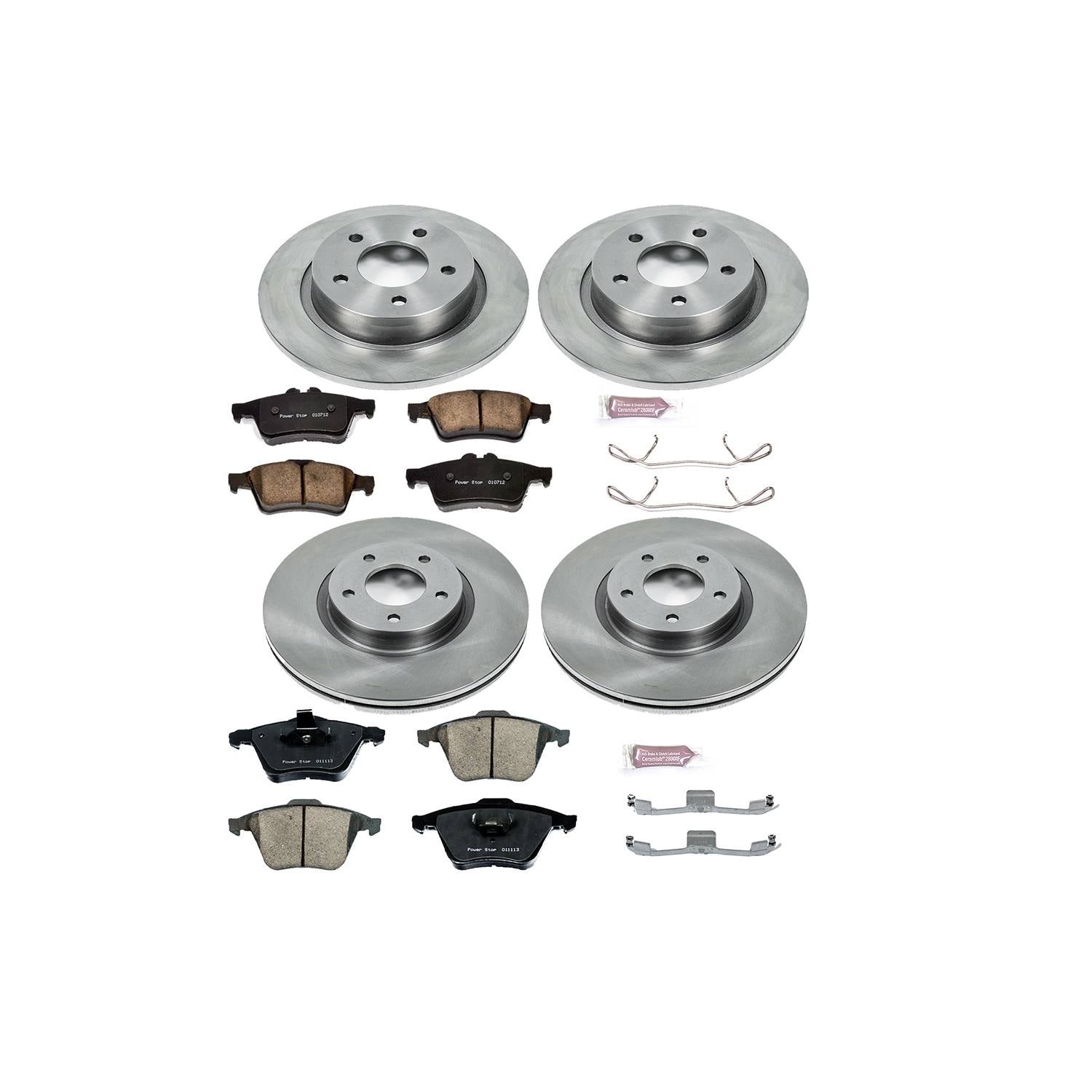 Power Stop 07-13 Mazda 3 Front & Rear Autospecialty Brake Kit