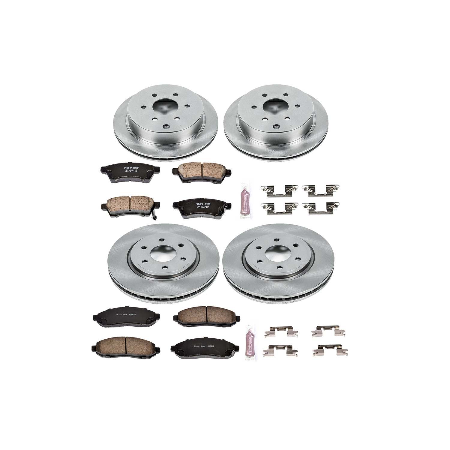 Power Stop 05-18 Nissan Frontier Front & Rear Autospecialty Brake Kit