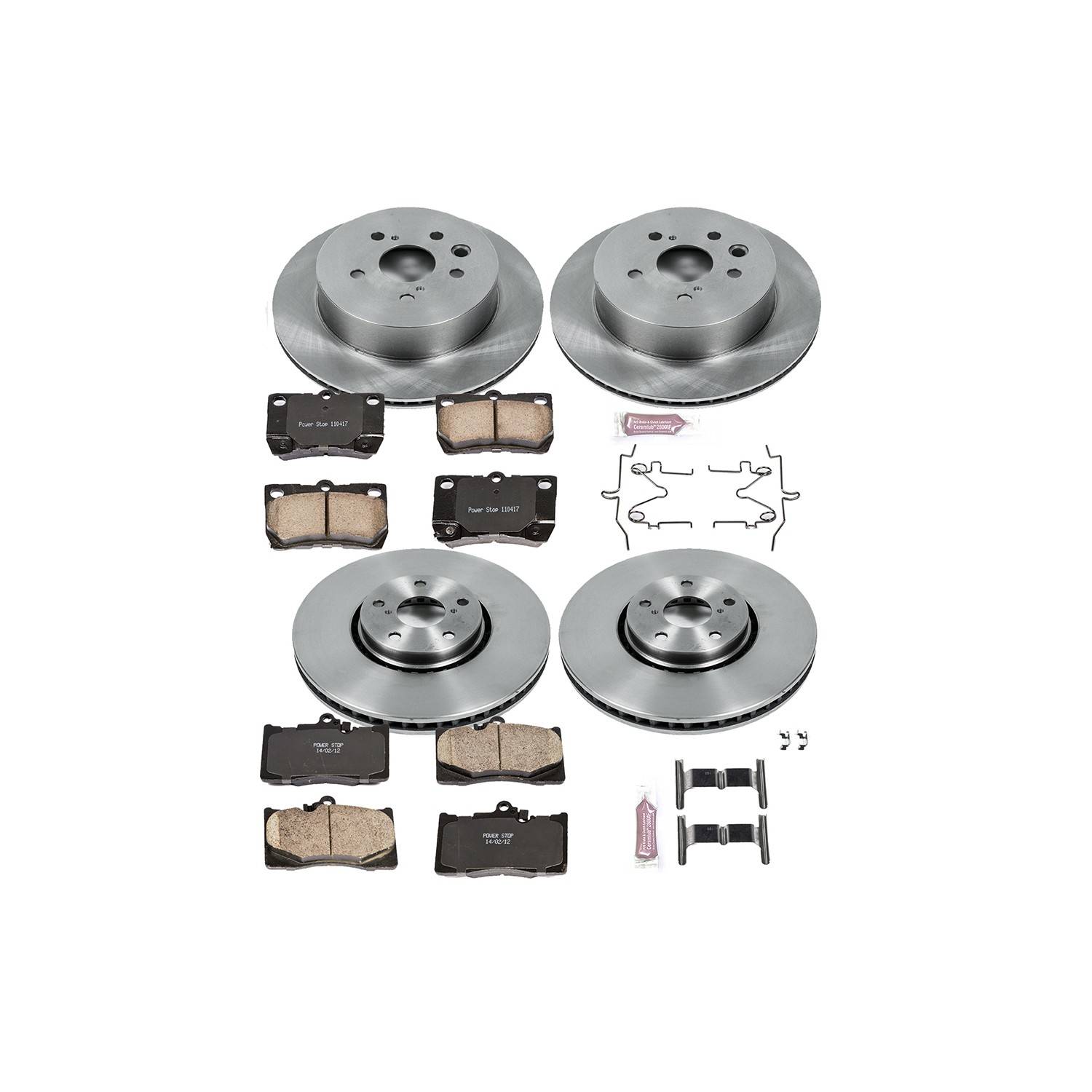 Power Stop 07-11 Lexus GS350 Front & Rear Autospecialty Brake Kit