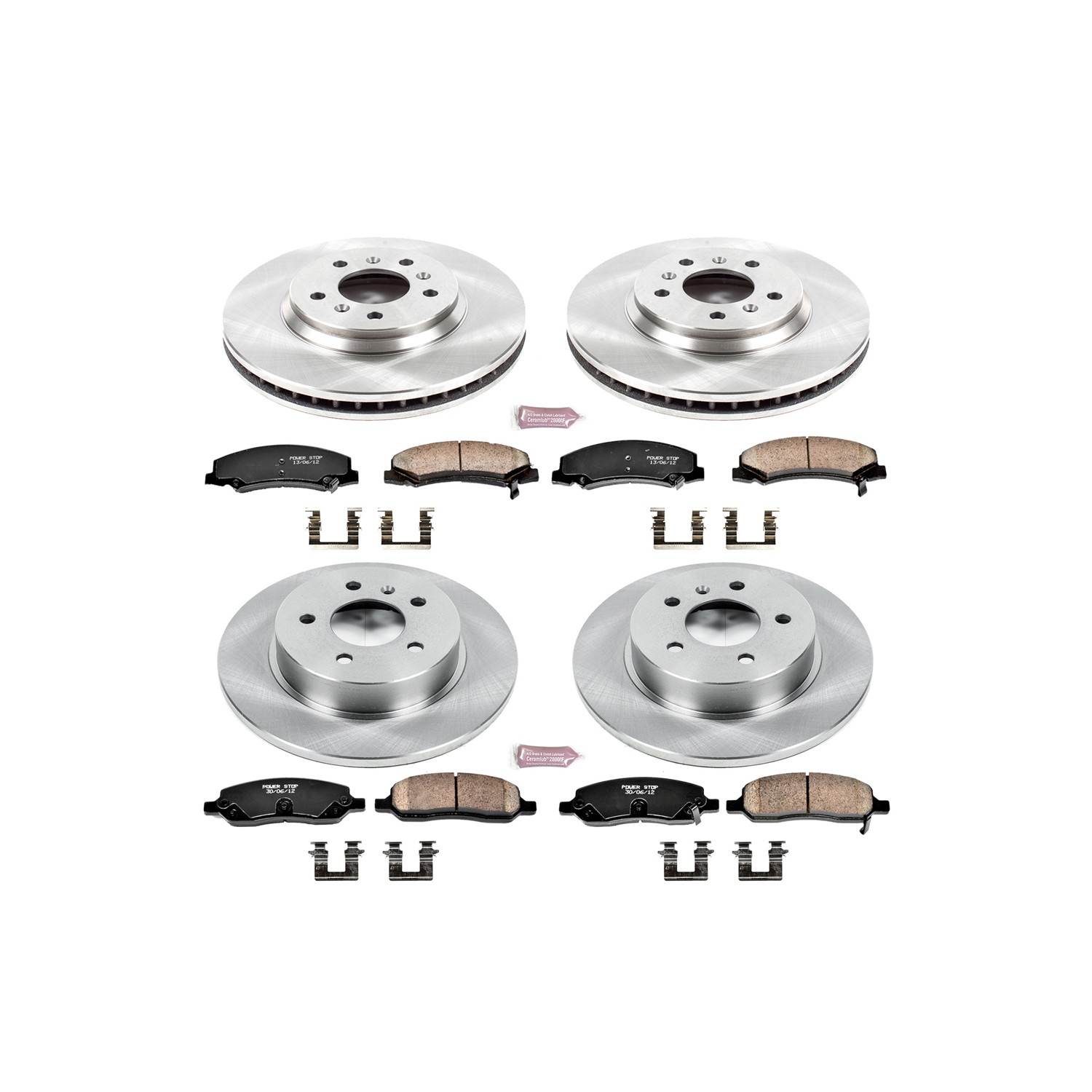 Power Stop 06-11 Buick Lucerne Front & Rear Autospecialty Brake Kit