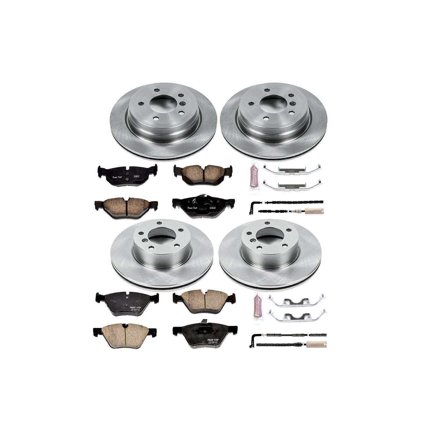 Power Stop 2007 BMW 328xi Front & Rear Autospecialty Brake Kit