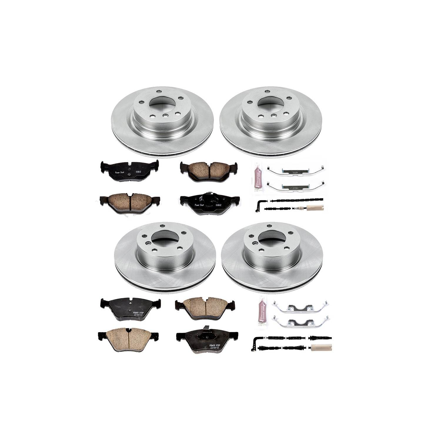 Power Stop 2007 BMW 328i Front & Rear Autospecialty Brake Kit