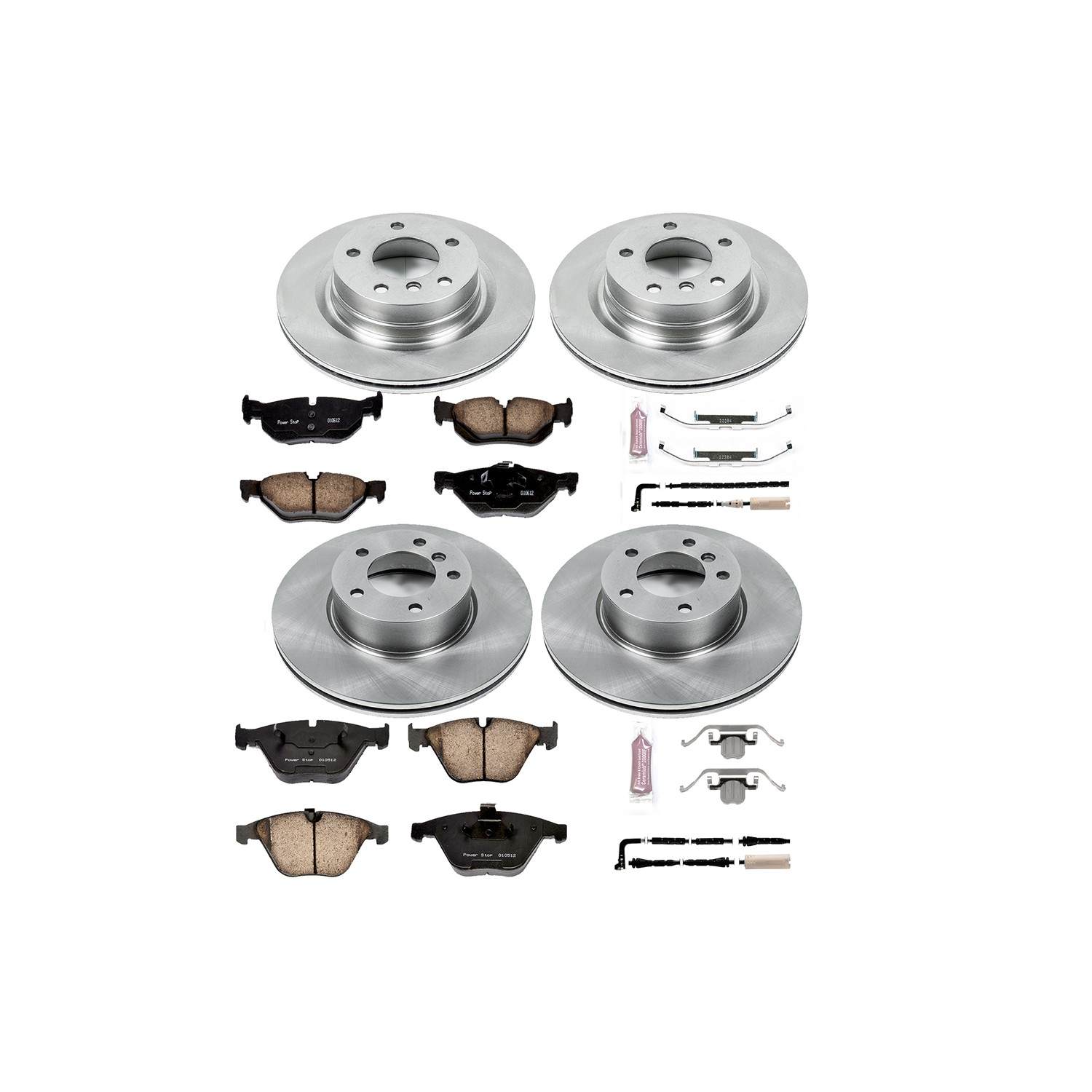 Power Stop 08-10 BMW 328i Front & Rear Autospecialty Brake Kit