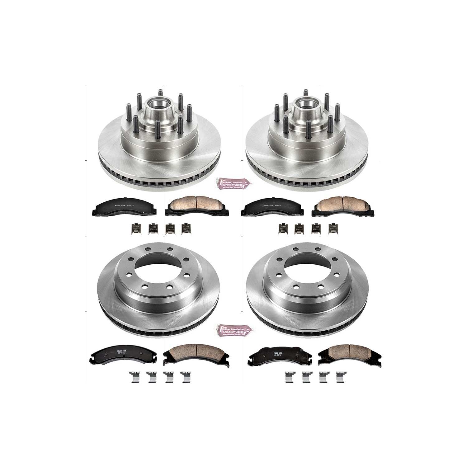 Power Stop 08-14 Ford E-150 Front & Rear Autospecialty Brake Kit