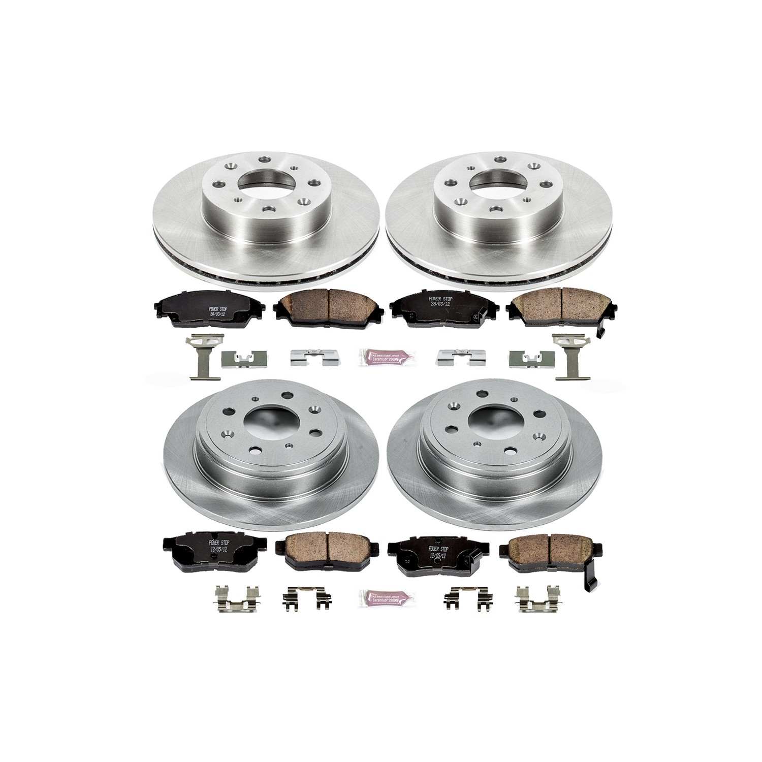 Power Stop 88-90 Honda Prelude Front & Rear Autospecialty Brake Kit