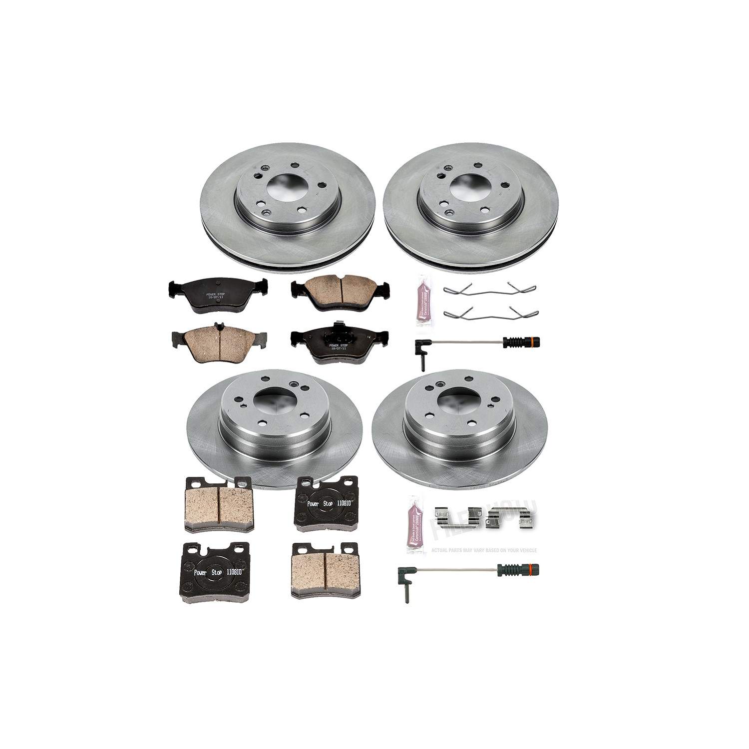 Power Stop 96-97 Mercedes-Benz E300 Front & Rear Autospecialty Brake Kit
