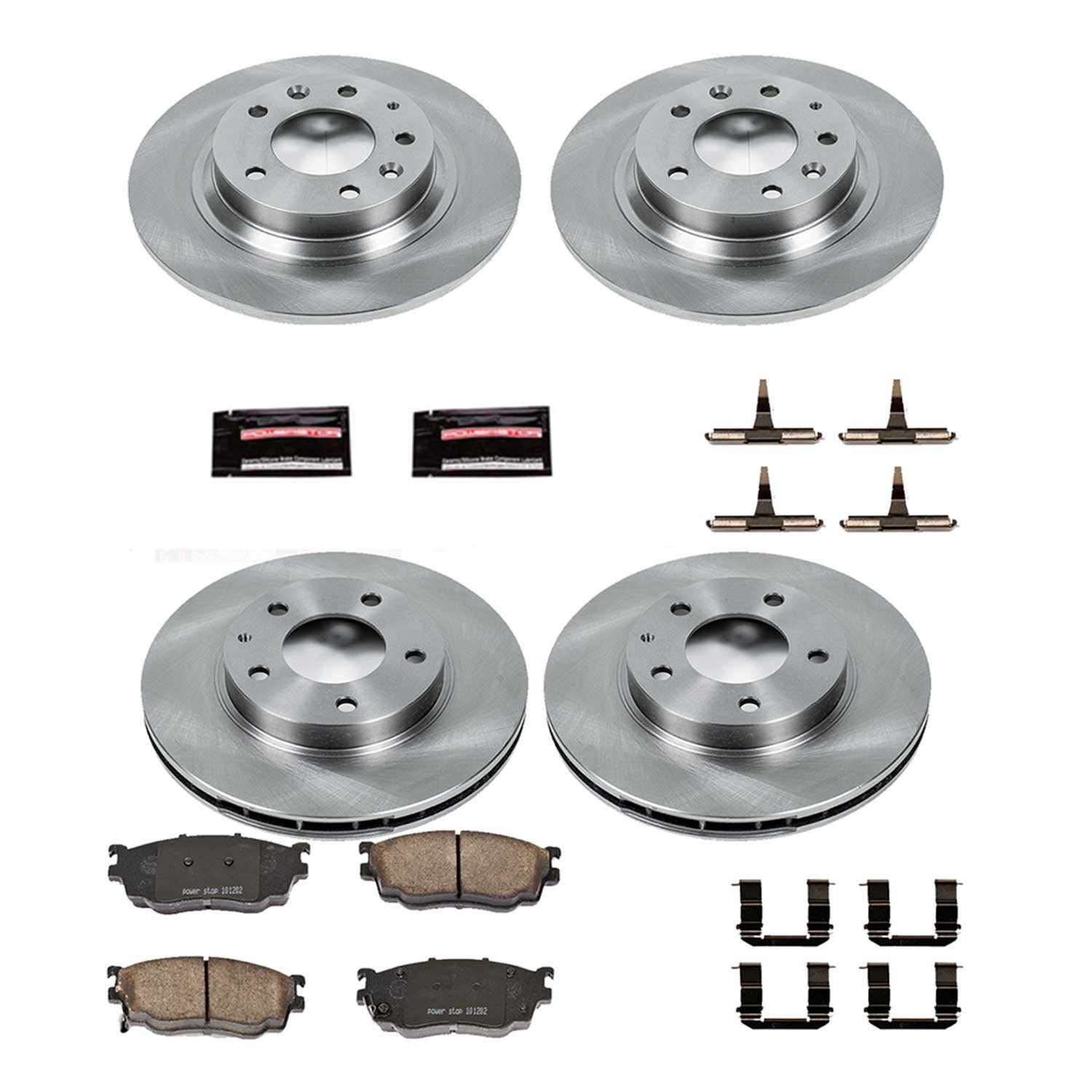 Power Stop 98-02 Mazda 626 Front & Rear Autospecialty Brake Kit