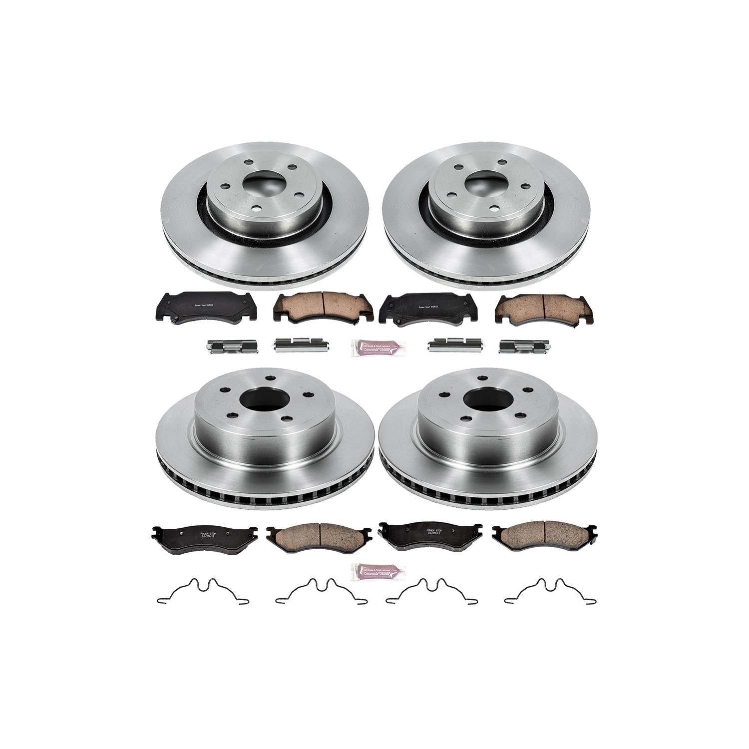 Power Stop 05-06 Dodge Ram 1500 Front & Rear Autospecialty Brake Kit