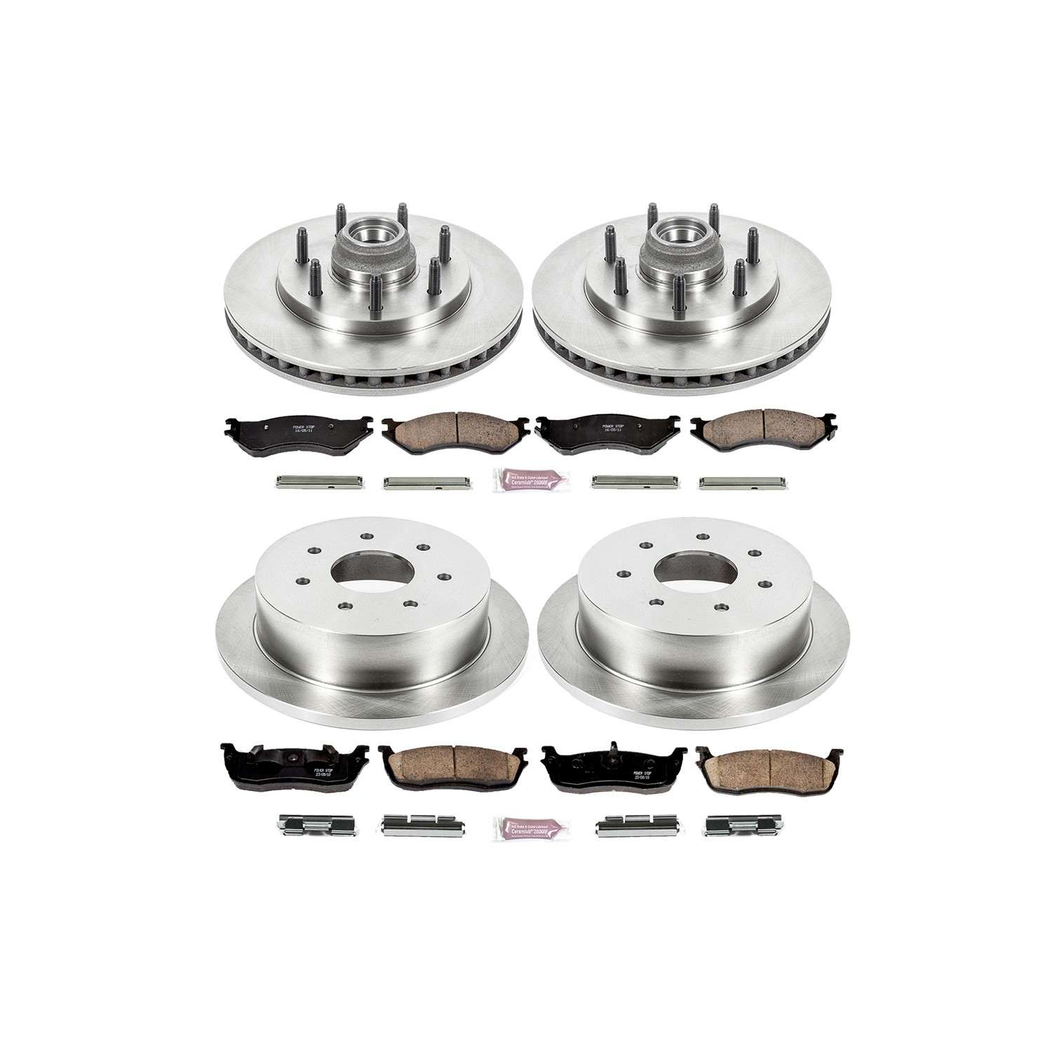 Power Stop 00-01 Ford F-150 Front & Rear Autospecialty Brake Kit
