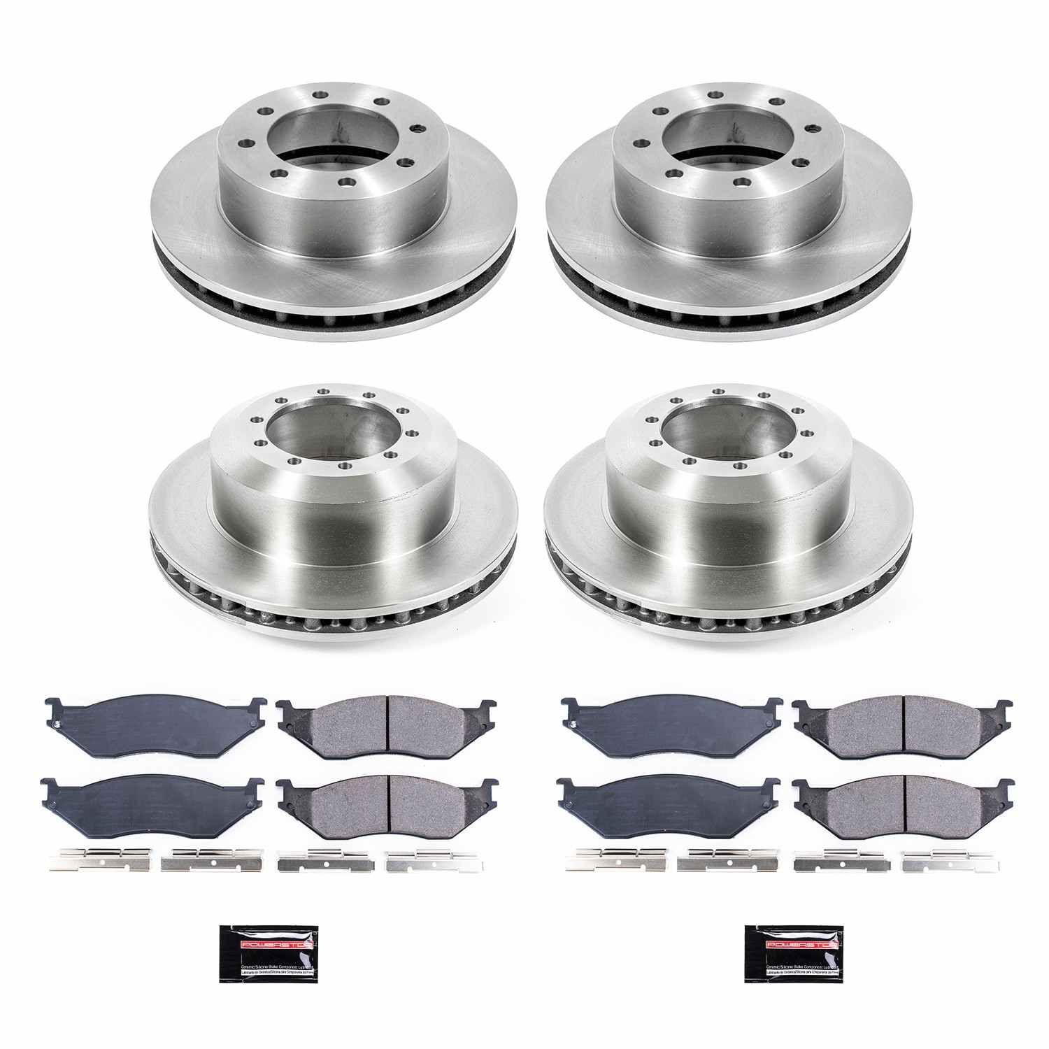 Power Stop 99-04 Ford F-550 Super Duty Front & Rear Autospecialty Brake Kit