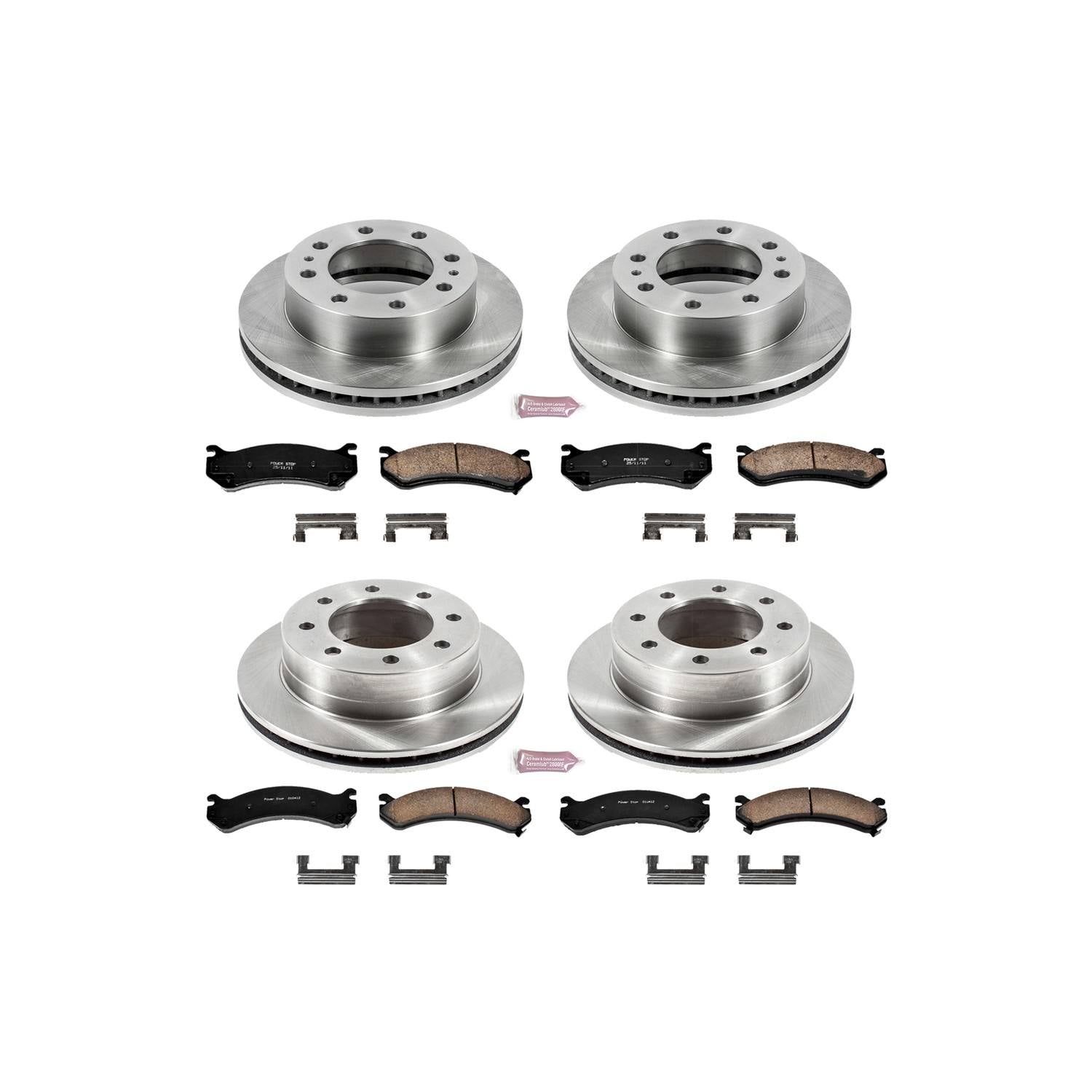 Power Stop 2004 Chevrolet Silverado 2500 HD Front & Rear Autospecialty Brake Kit