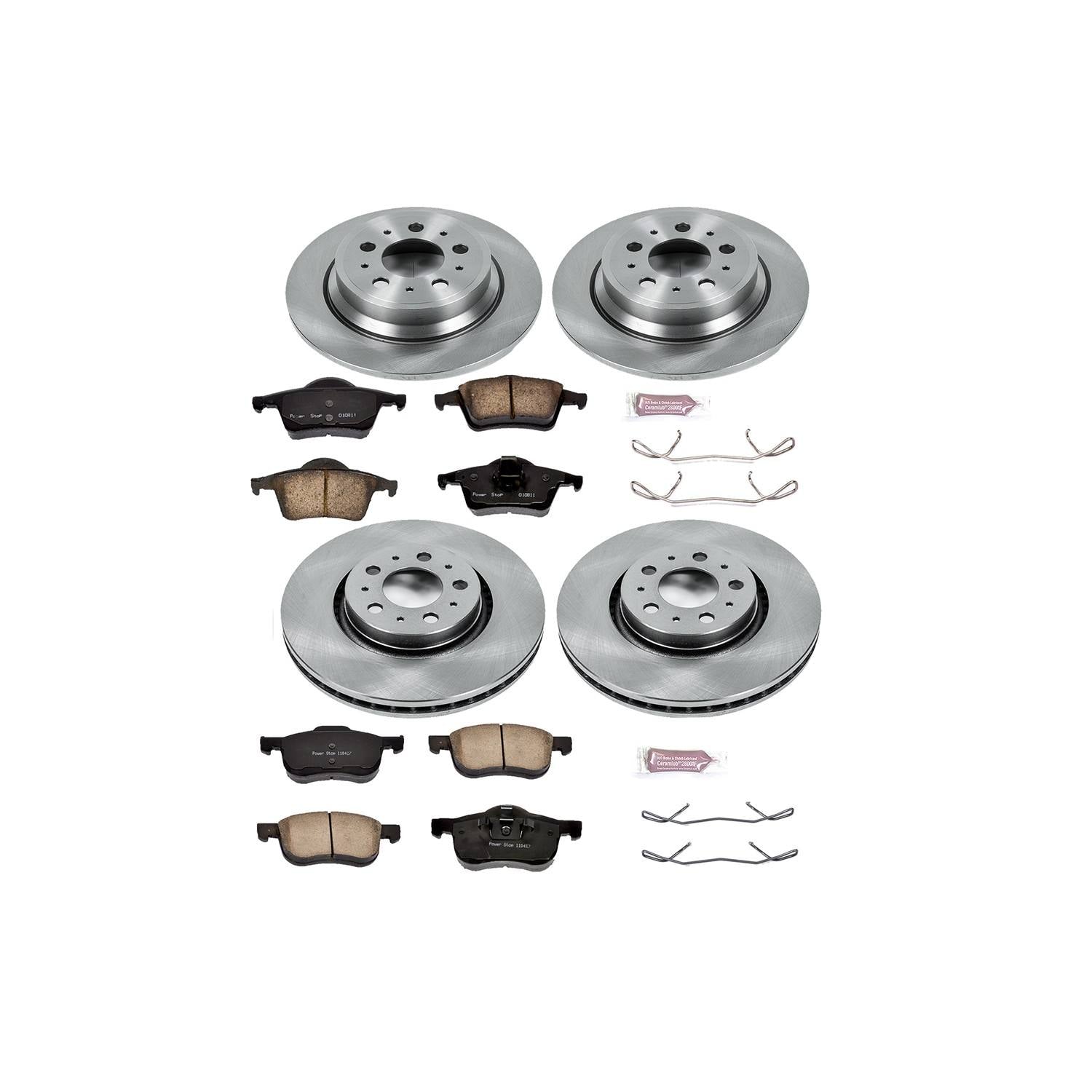 Power Stop 01-09 Volvo S60 Front & Rear Autospecialty Brake Kit