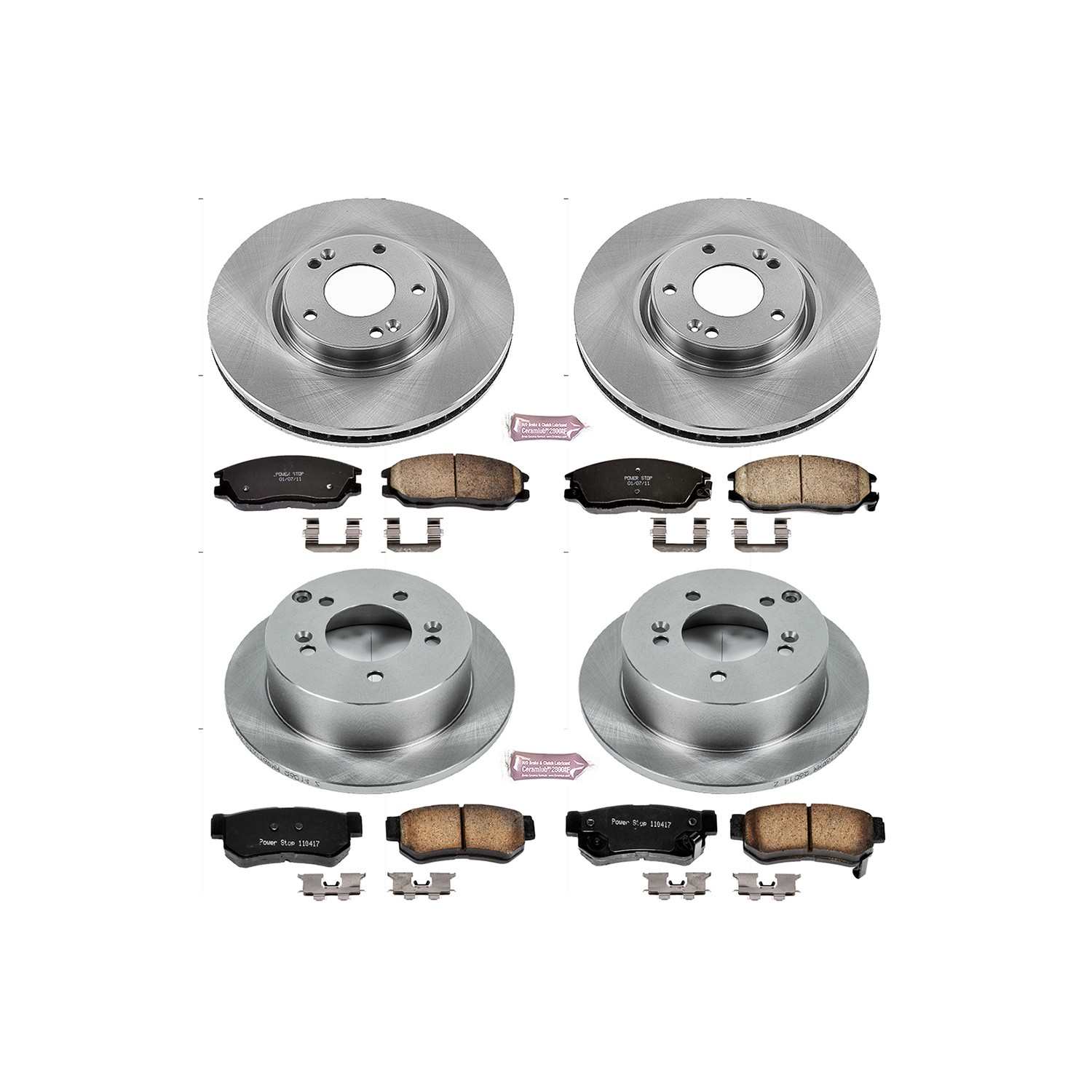 Power Stop 03-05 Hyundai XG350 Front & Rear Autospecialty Brake Kit