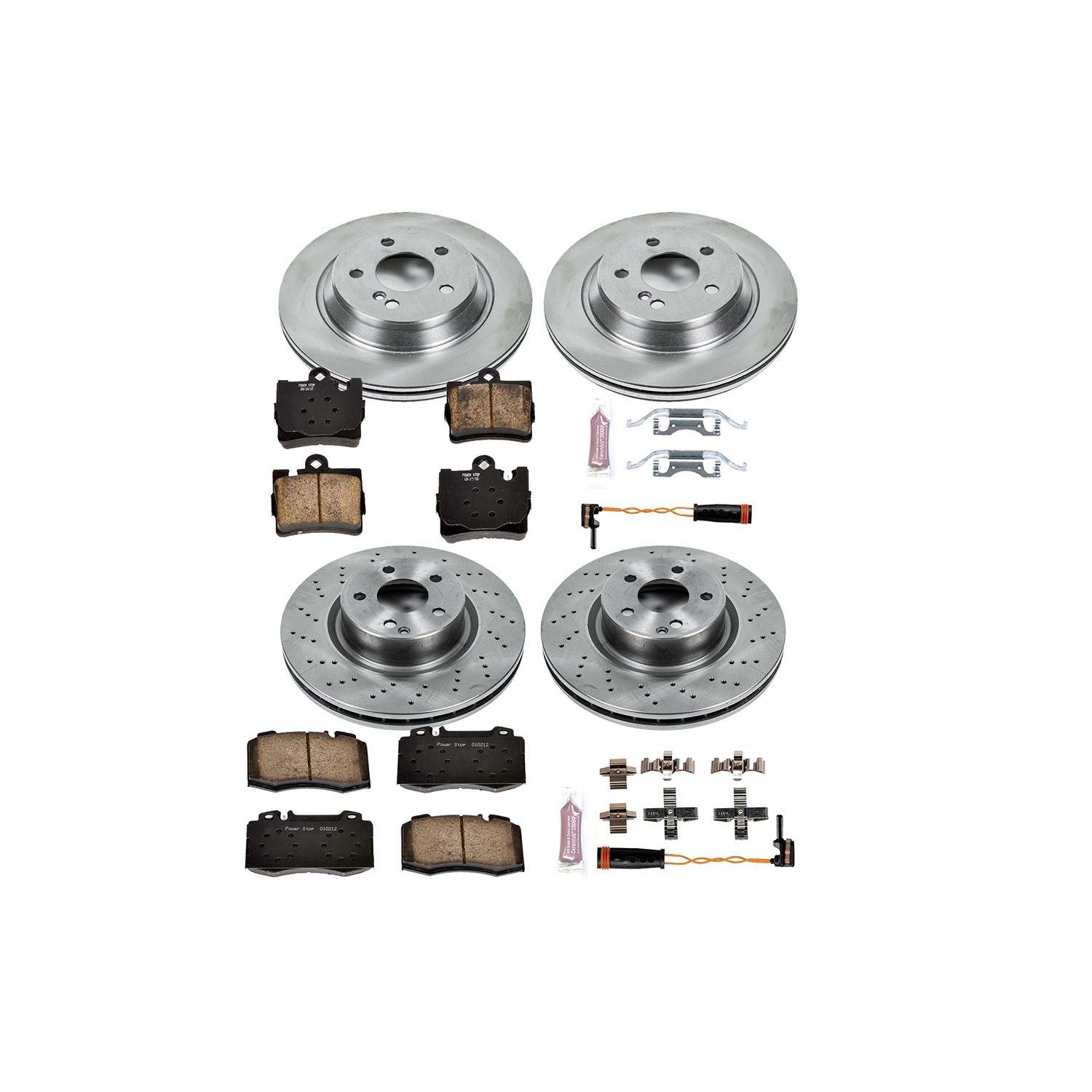 Power Stop 00-02 Mercedes-Benz S430 Front & Rear Autospecialty Brake Kit