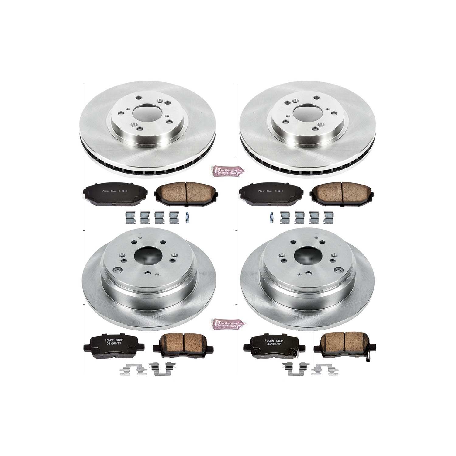 Power Stop 02-04 Honda Odyssey Front & Rear Autospecialty Brake Kit