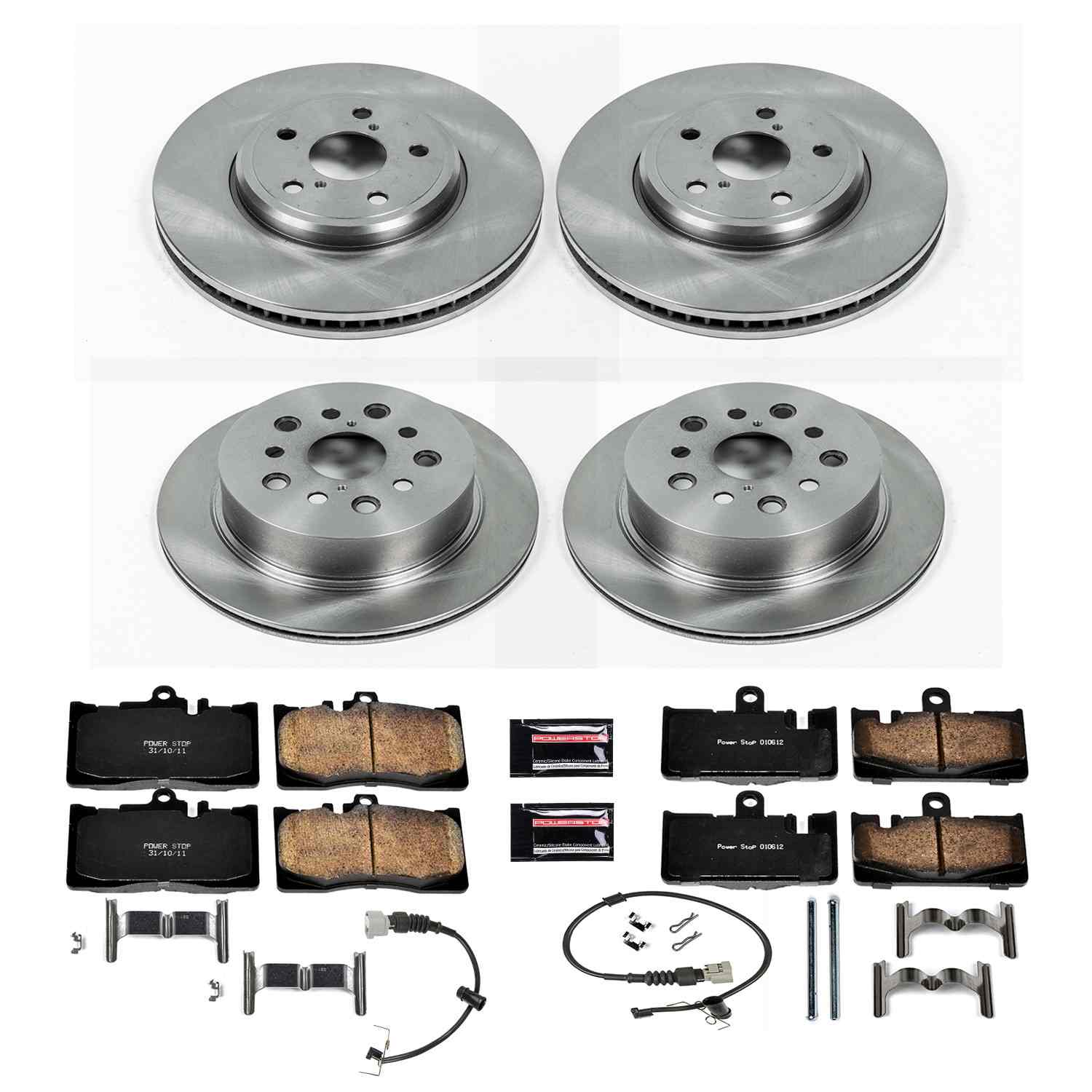 Power Stop 01-06 Lexus LS430 Front & Rear Autospecialty Brake Kit